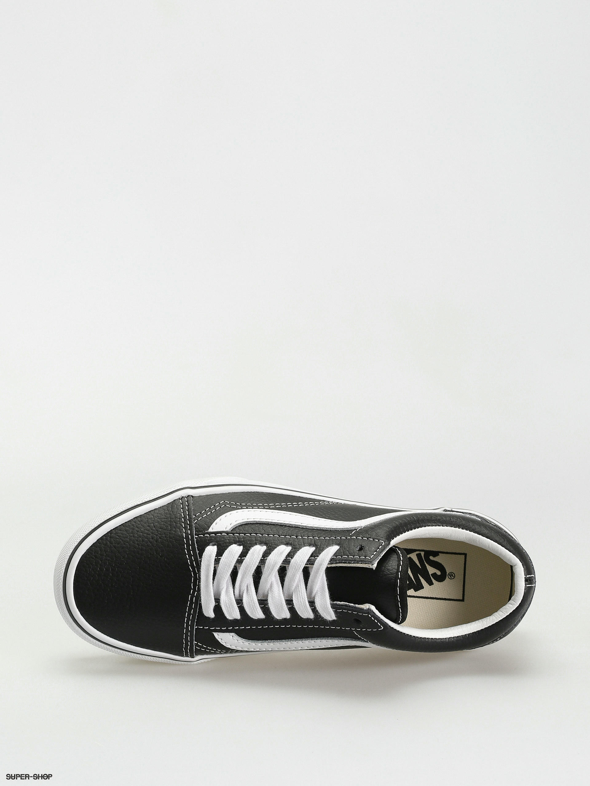 Vans old skool hotsell black true white leather