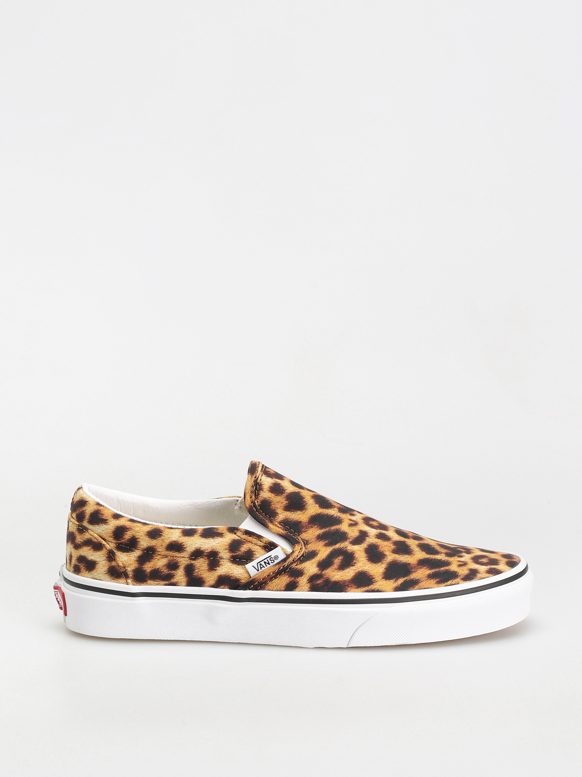 Vans Classic Slip On Shoes (leopard black/true white)