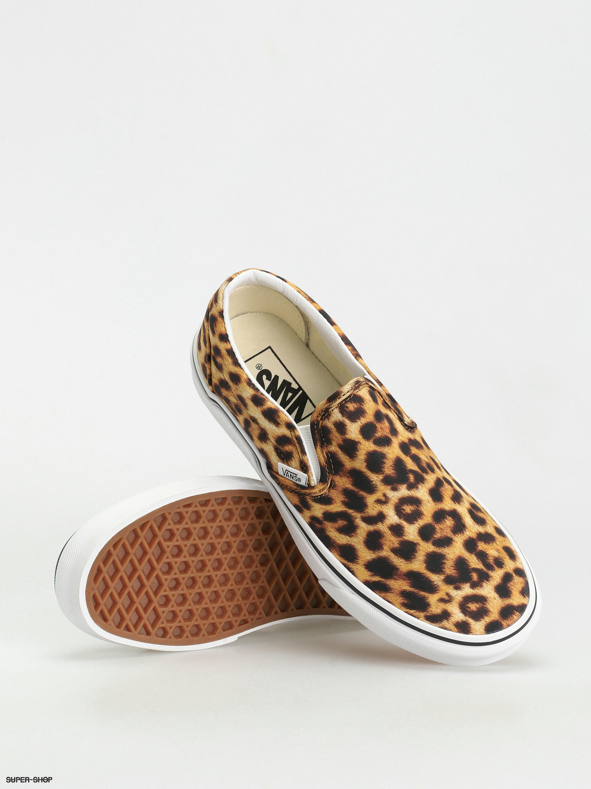 Están familiarizados Pais de Ciudadania Viajero Vans Classic Slip On Shoes (leopard black/true white)