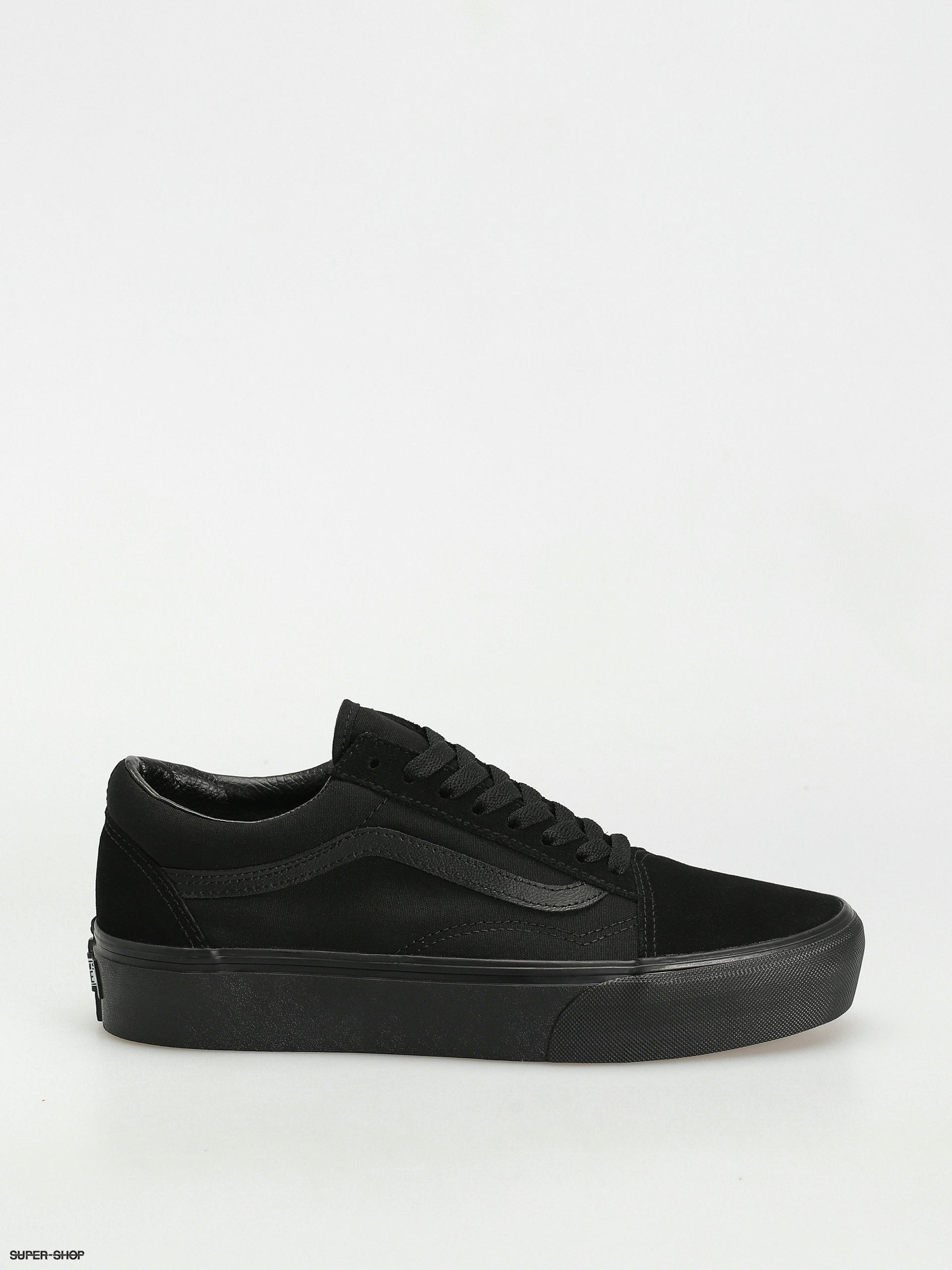 Vans platform all on sale black