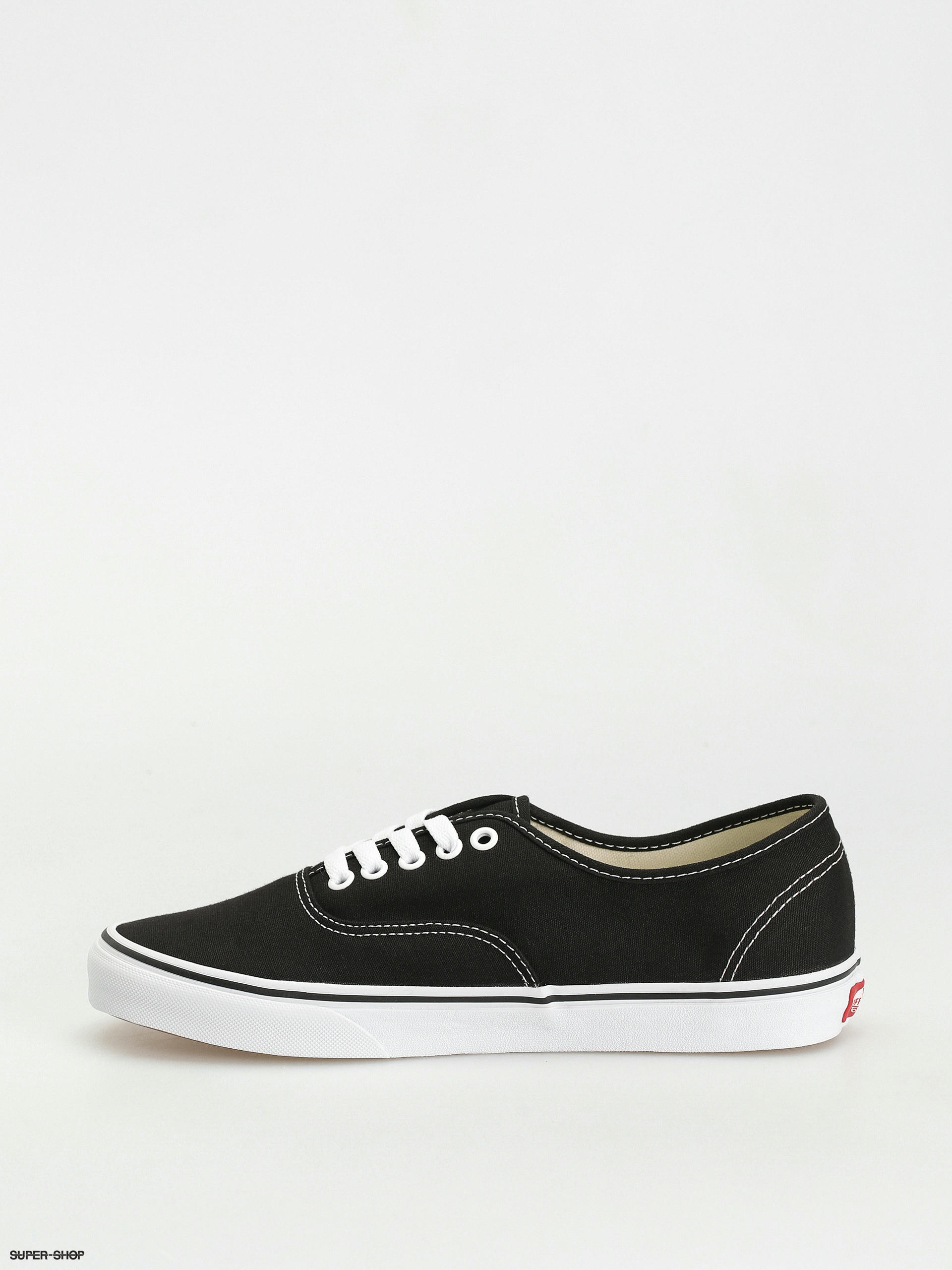 Vans black deals authentic platform