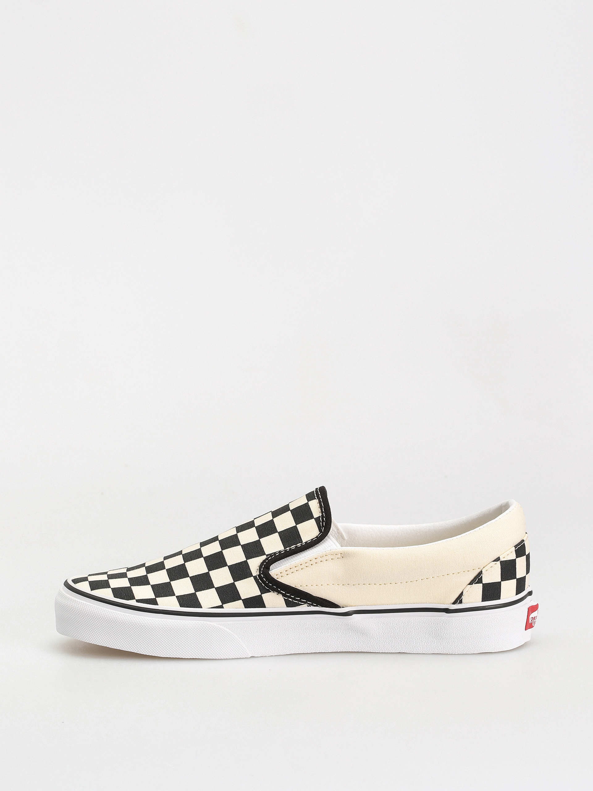 Vans Shoes Classic Slip On (blk whtchckerboard/white)
