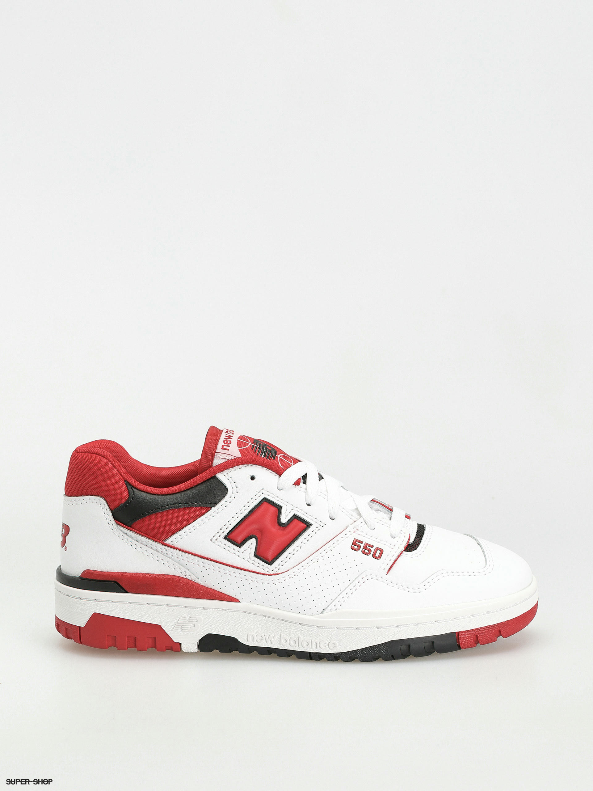 New Balance 550 Shoes (white/red)