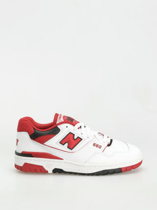 New Balance 550 Shoes (white/red)