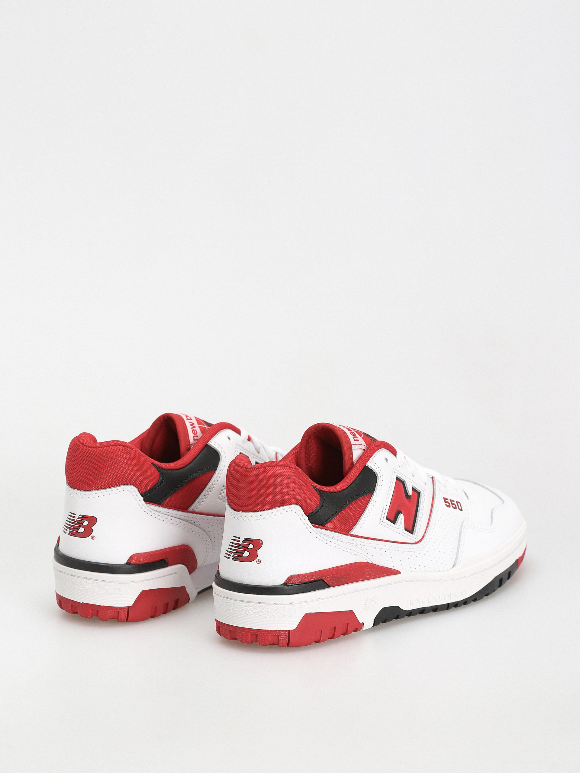 New Balance 550 Shoes (white/red)