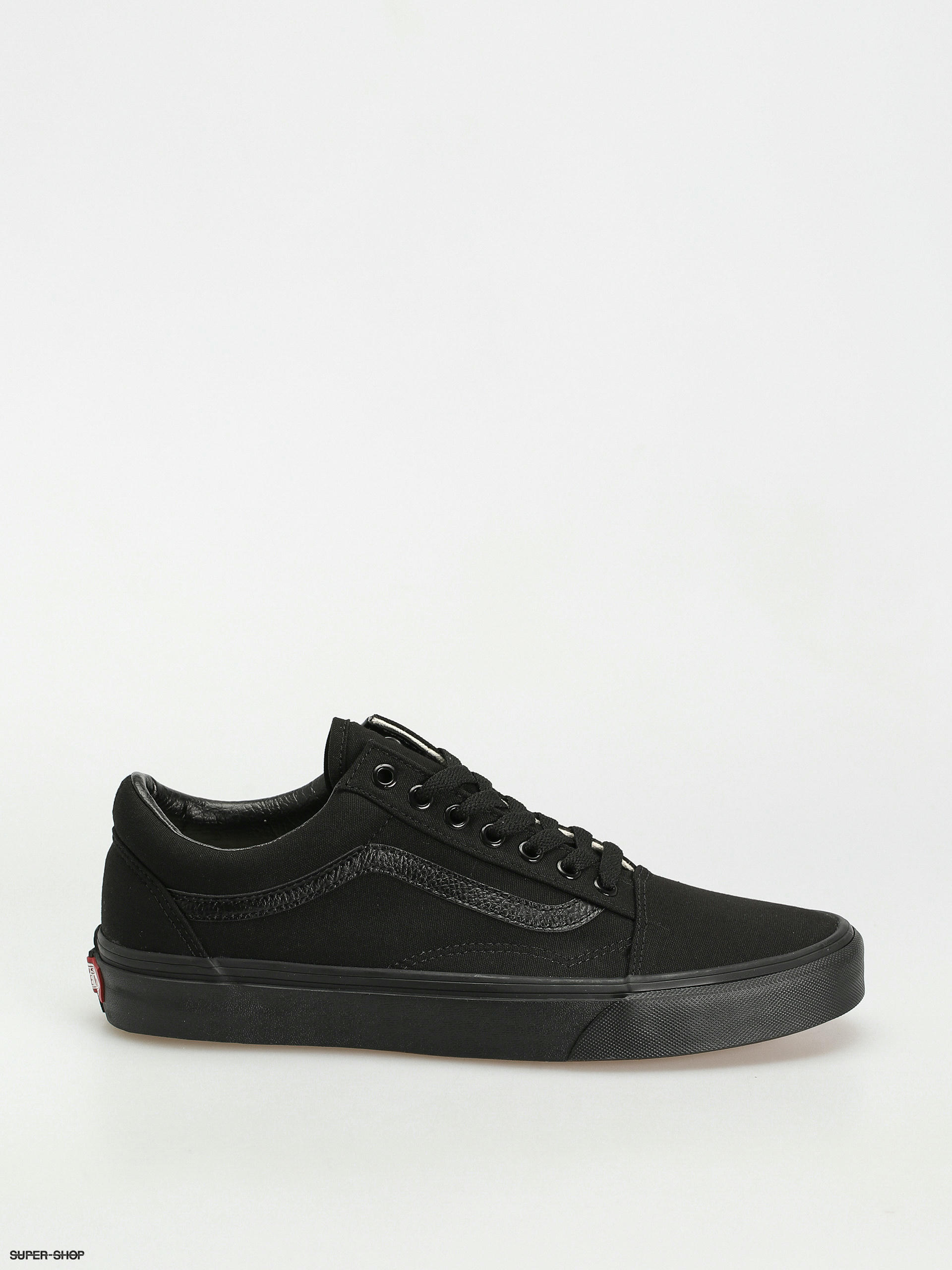 Vans on sale solid black