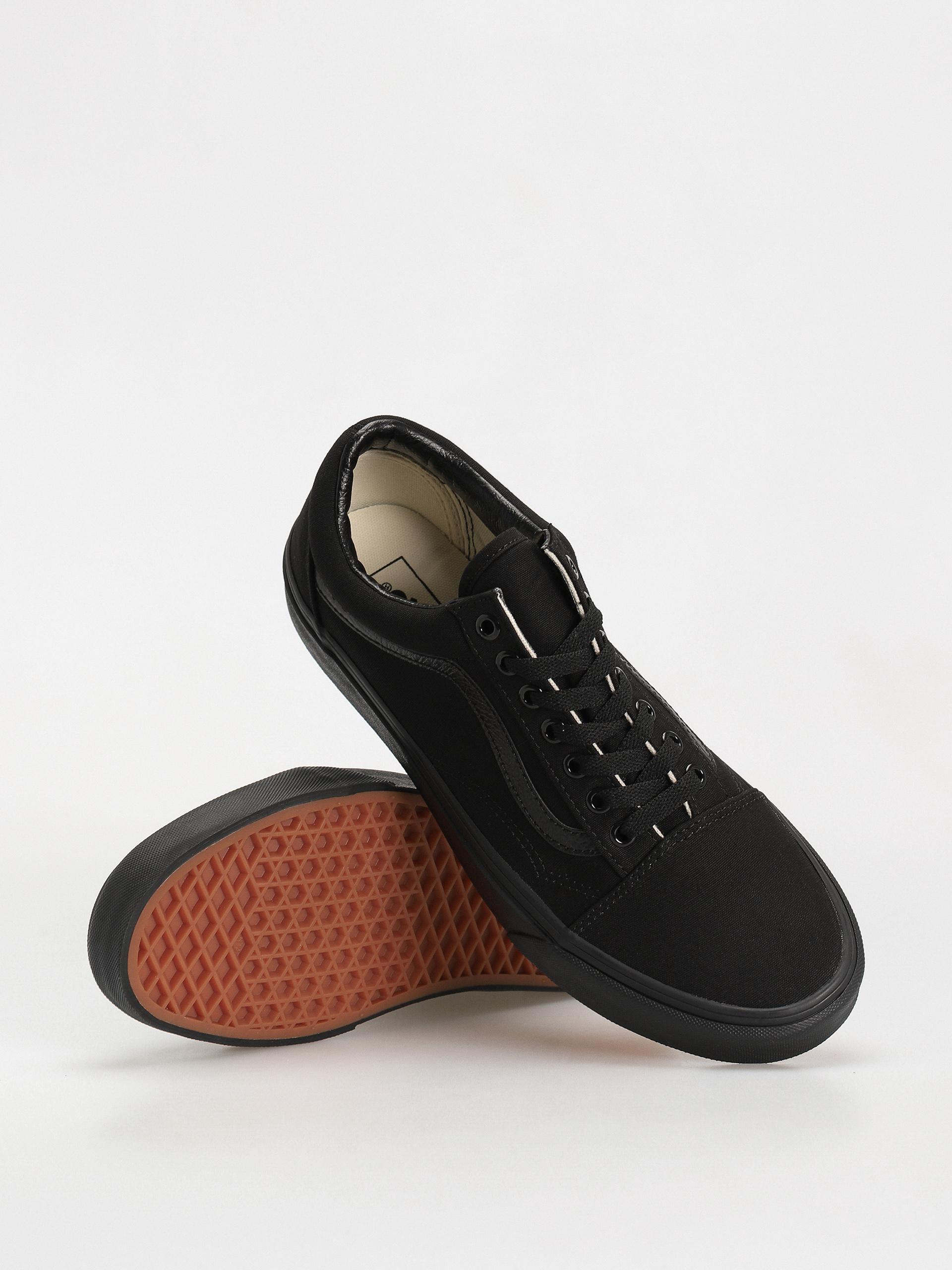 Black old skool shoes online