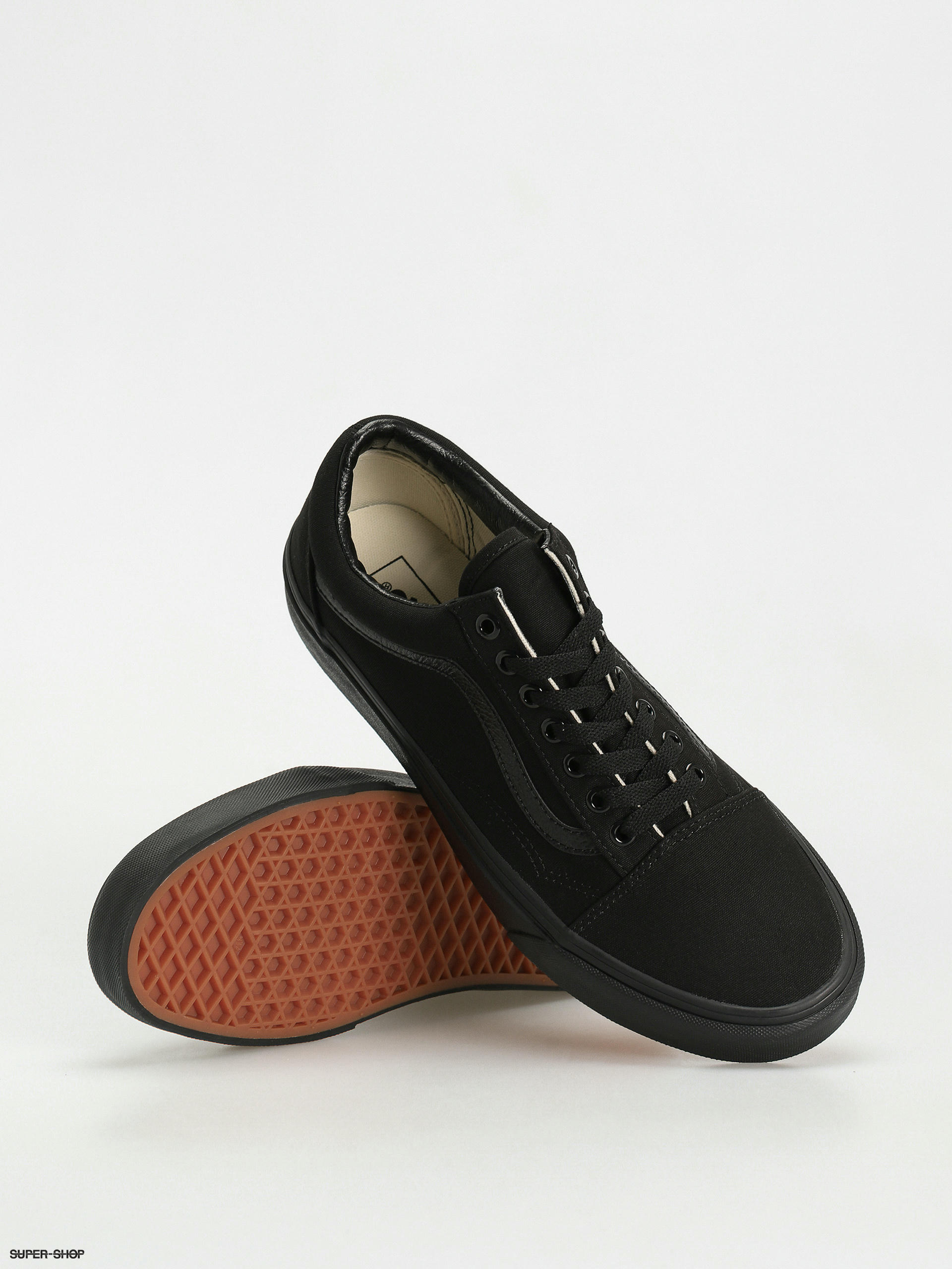 Vans all black hot sale old skool womens