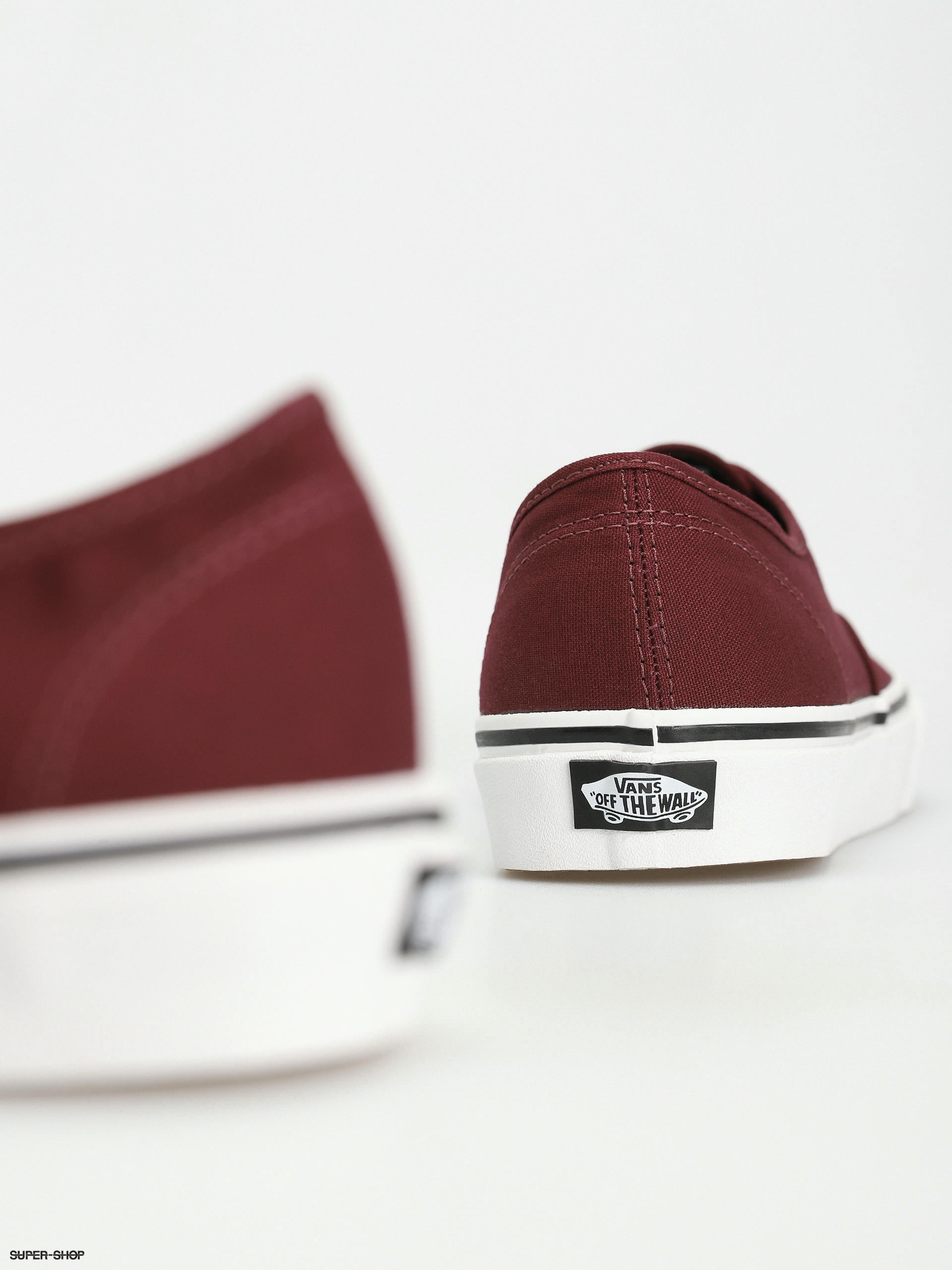 Vans authentic deals maroon