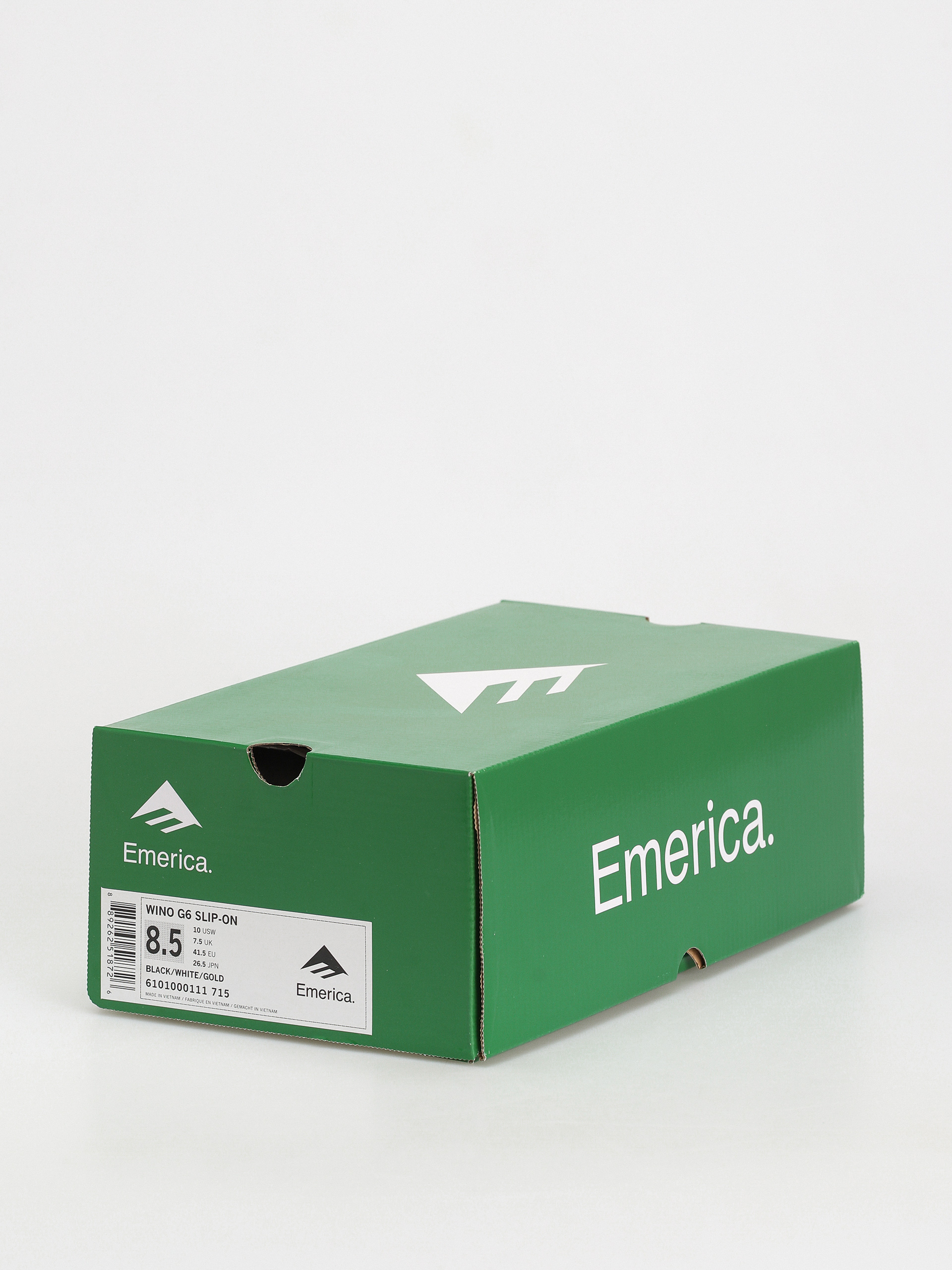 Emerica Schuhe Wino G6 Slip On (black/white/gold)