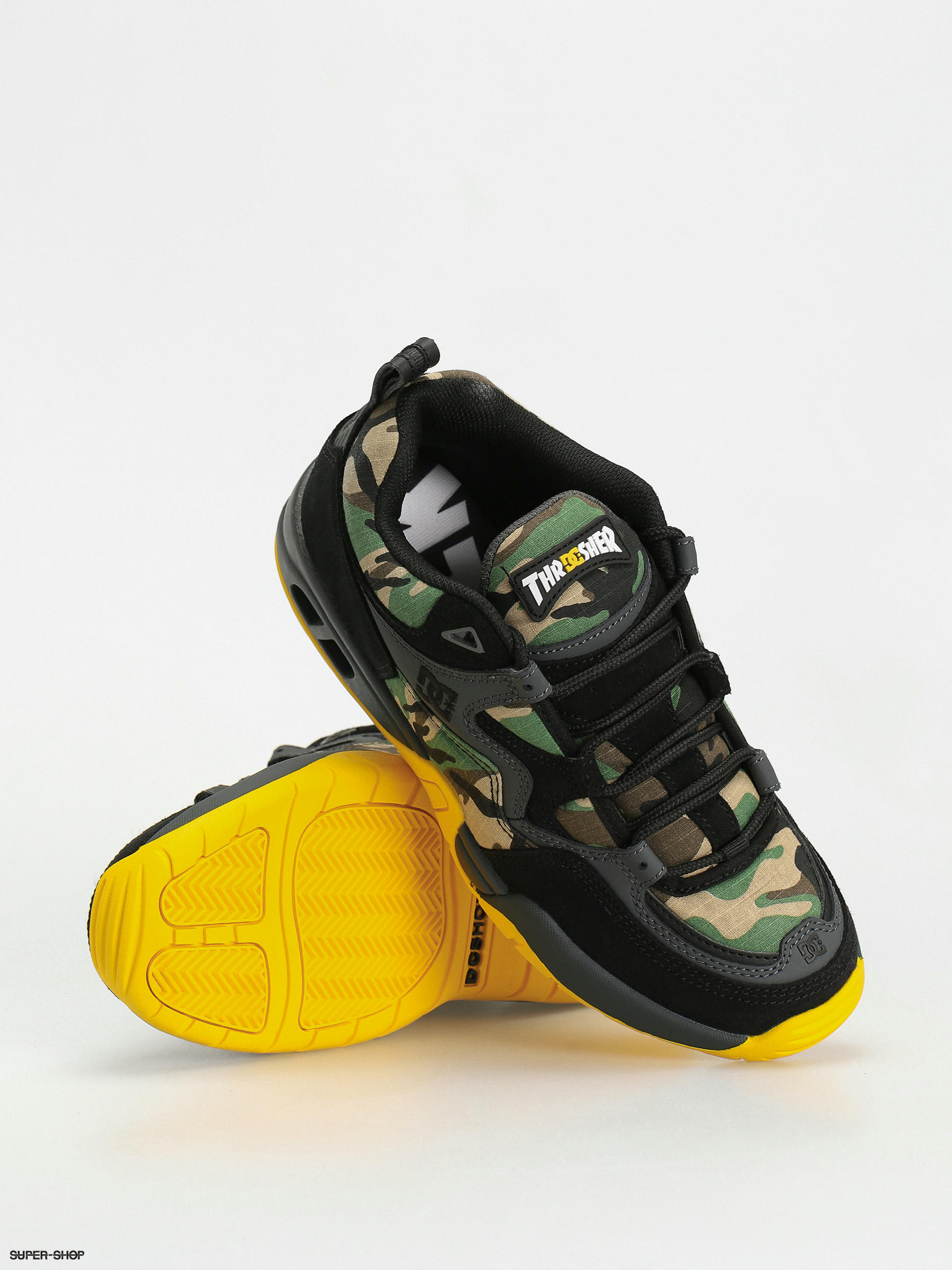 DC X Thrasher Truth Shoes (black/camo)