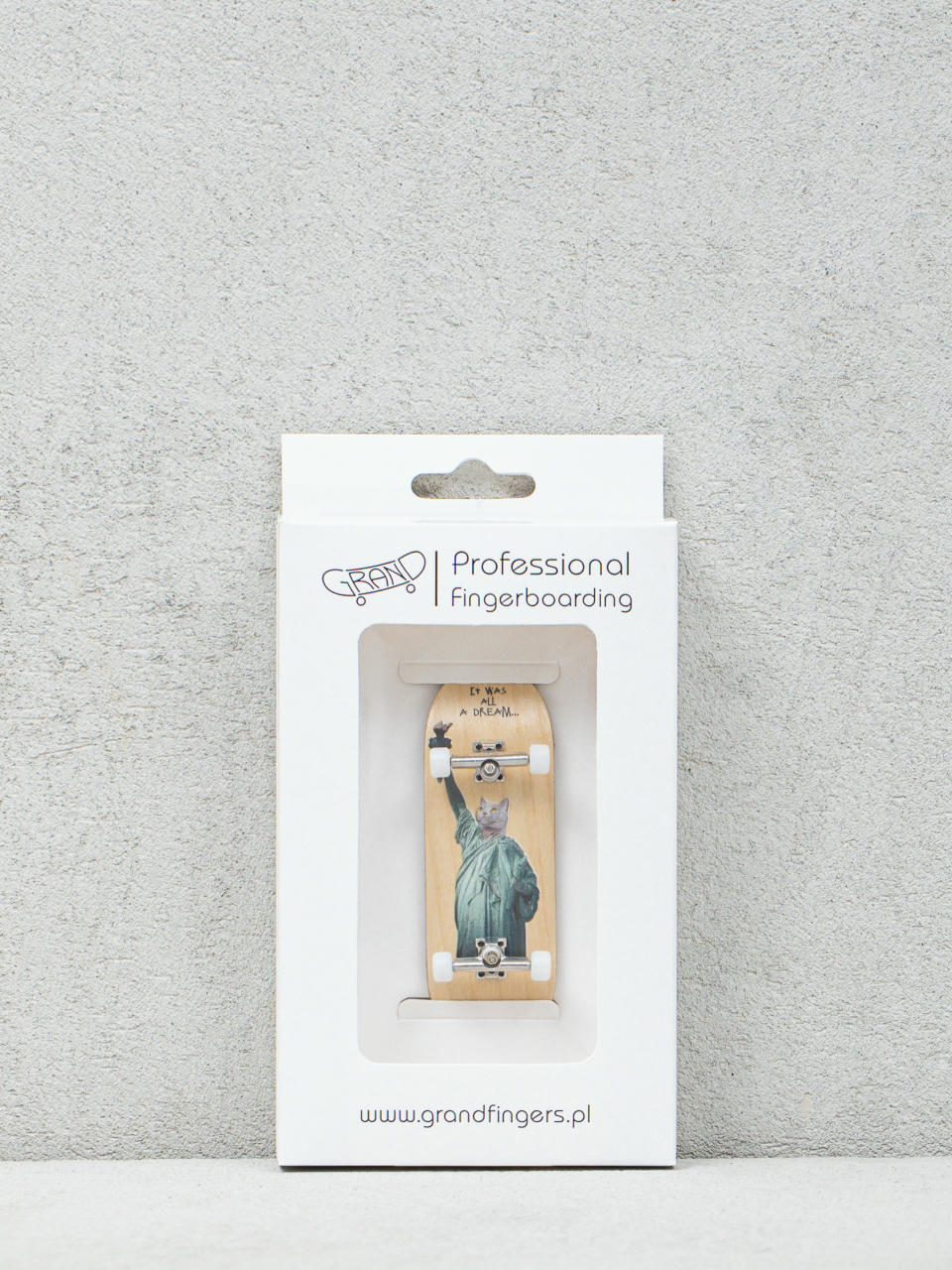 Grand Fingers Cat Of Liberty Fingerboard (natural/silver)