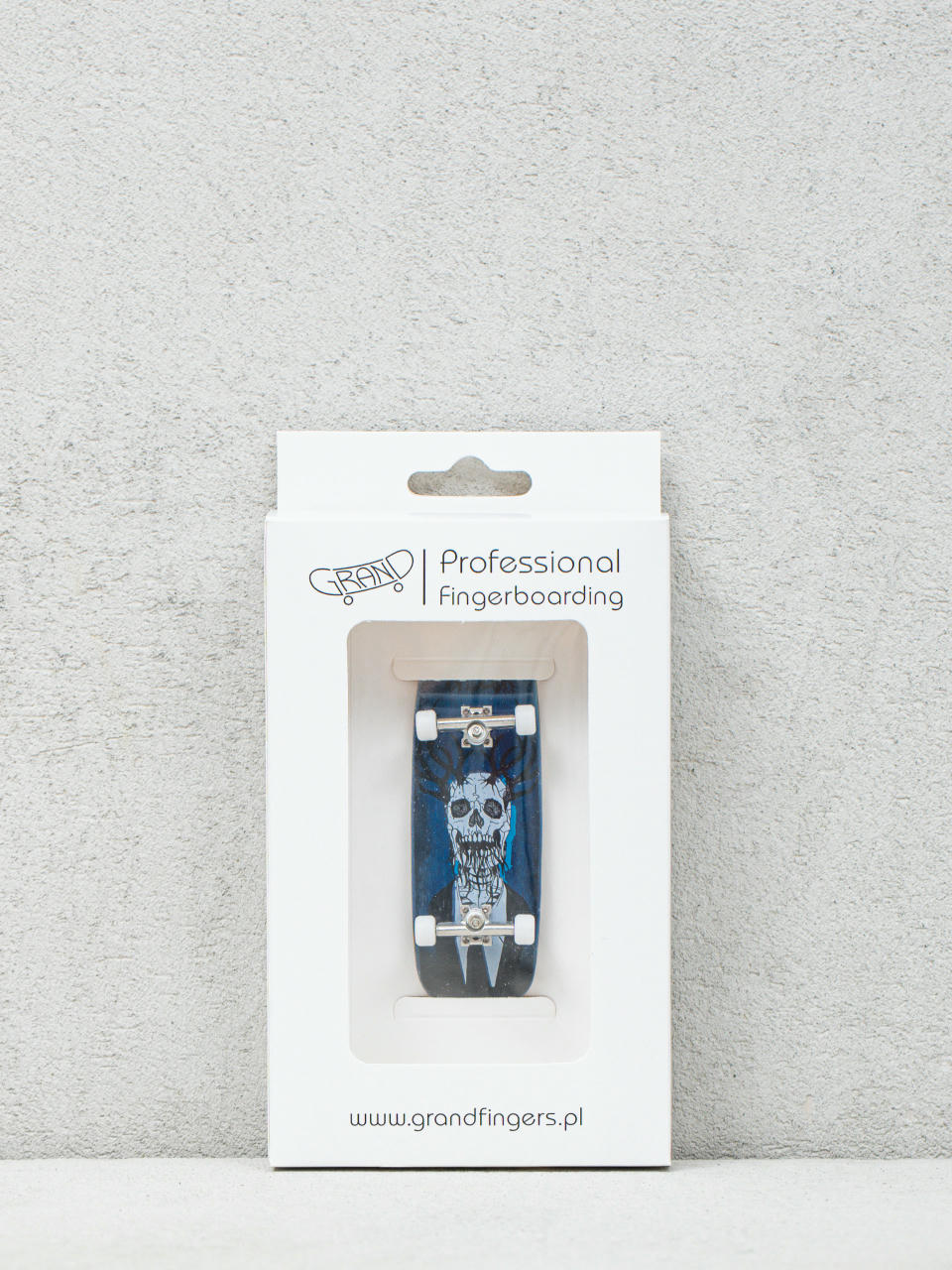 Grand Fingers Skull Deer Fingerboard (dark navy/silver)