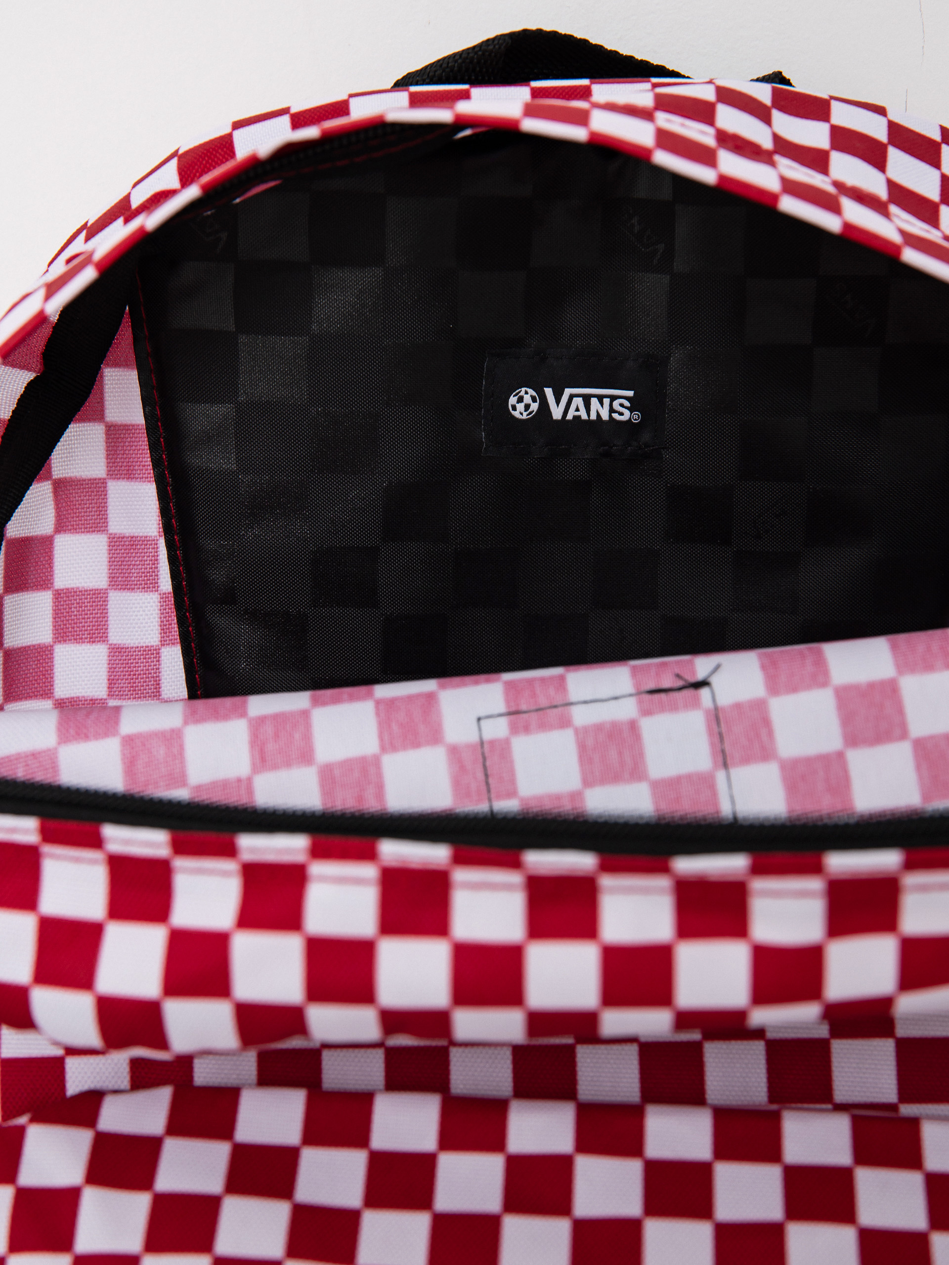Vans Old Skool Check Backpack (chili pepper/checkerboard)
