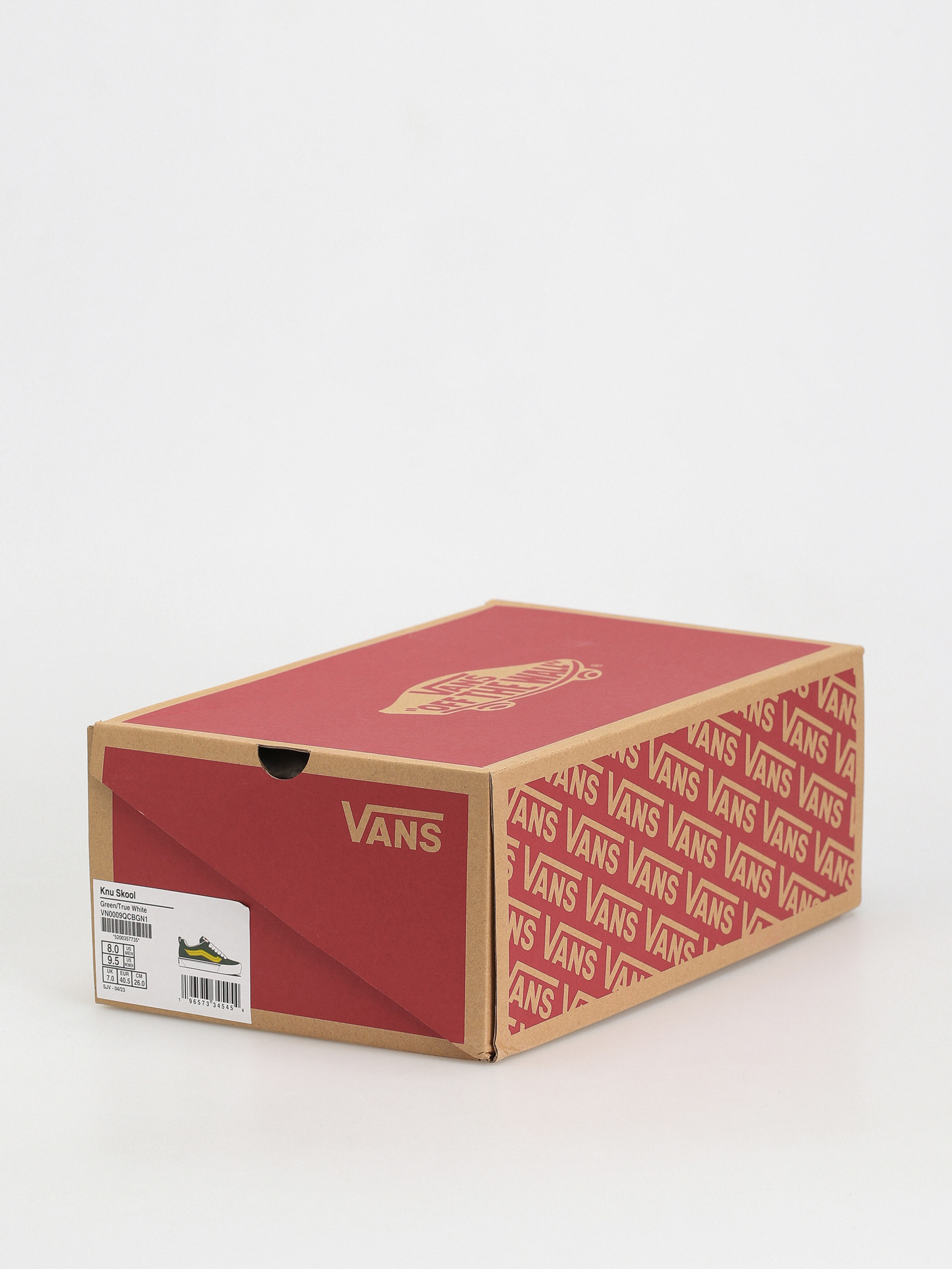 Vans Knu Skool Shoes (green/true white)