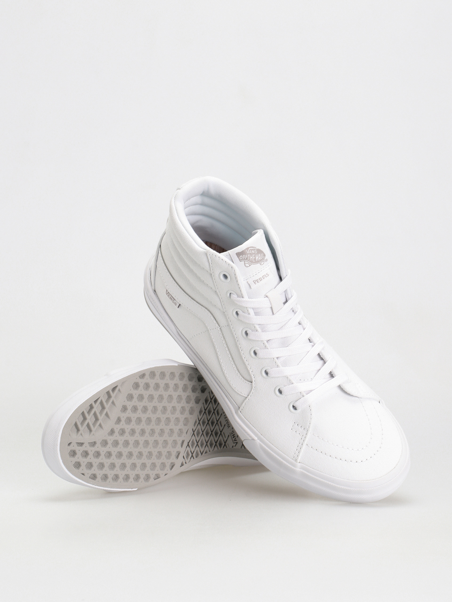 Vans Bmx Sk8 Hi Shoes (perris benegas white/grey)