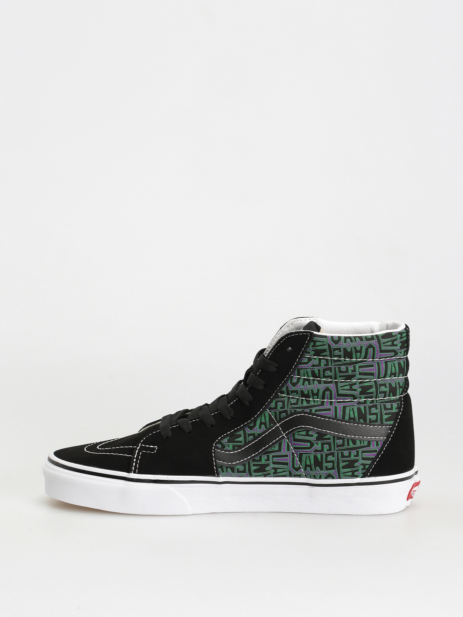 Vans sk8 sale hi black purple