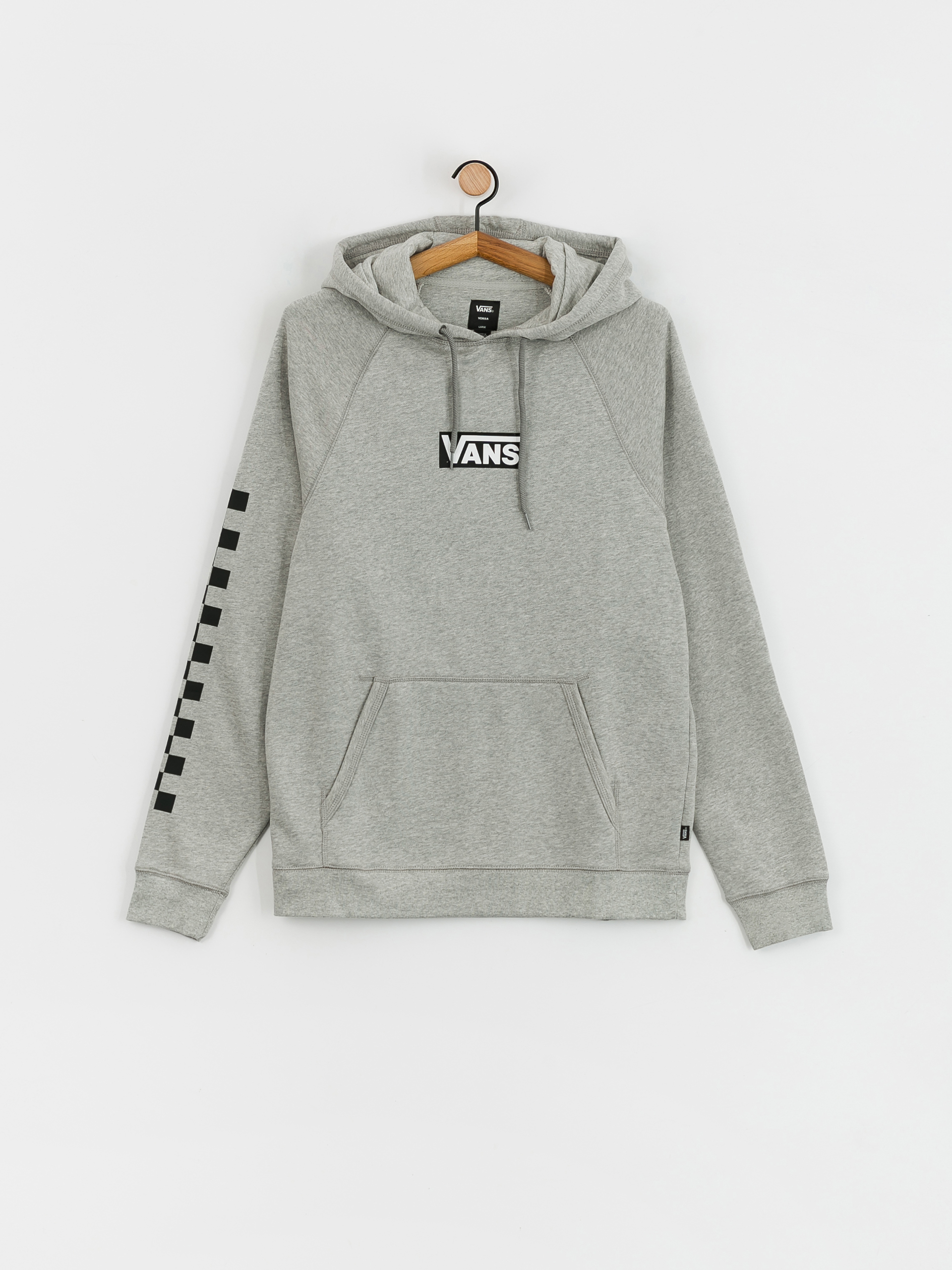 Vans Versa Standard HD Hoodie (cement heather/checkerbrd)