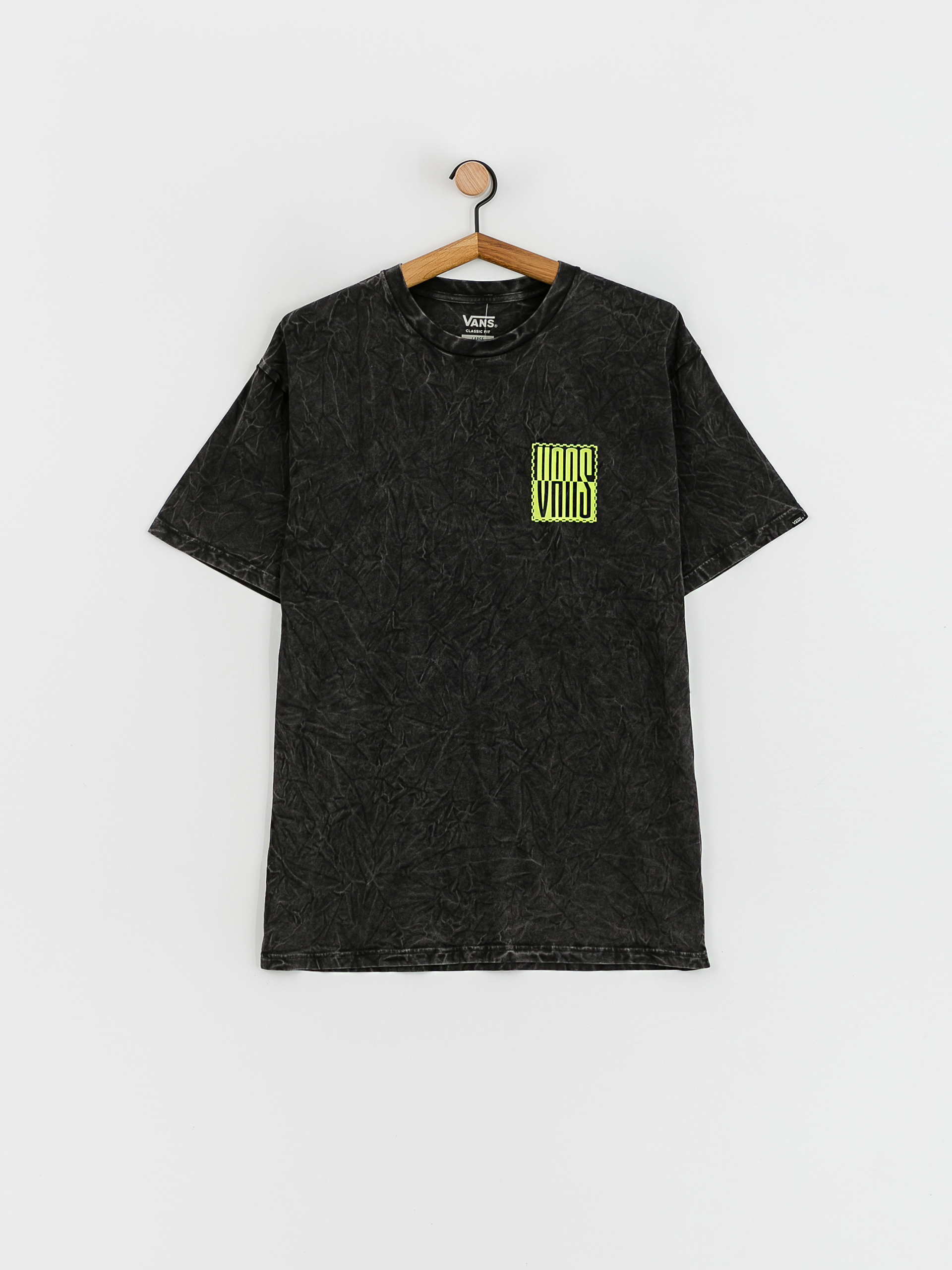 Vans Stacked Tie Dye Logo T-shirt (black)