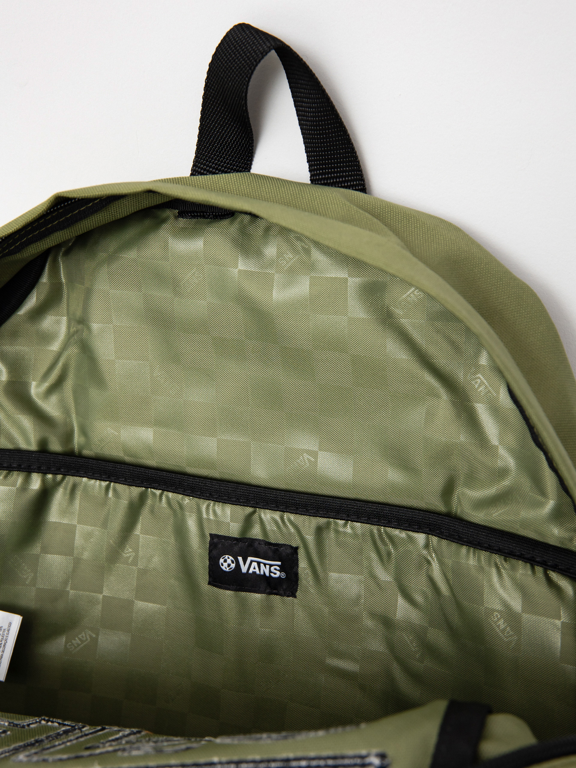 Olive green outlet vans backpack