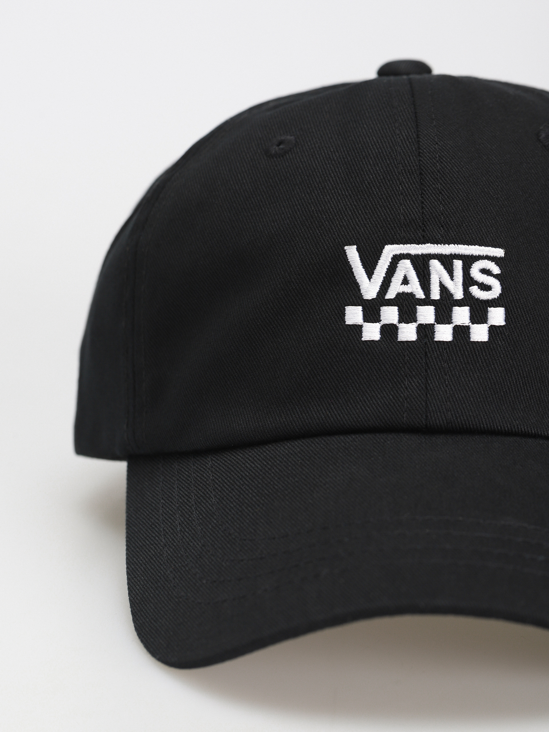 Vans Checked Curved Bill Jockey Cap (black)