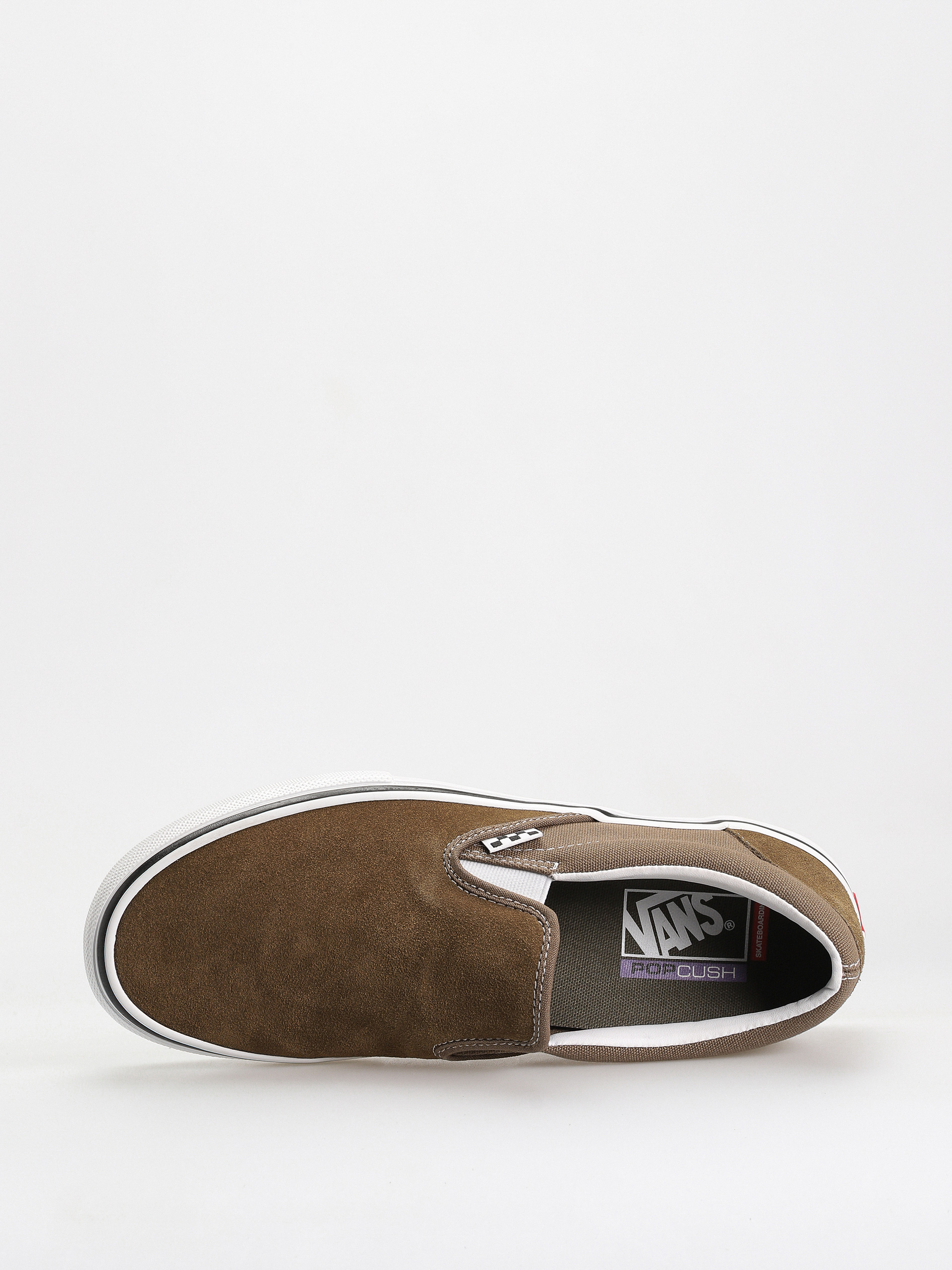 Vans Skate Slip On Schuhe Braun fatigue