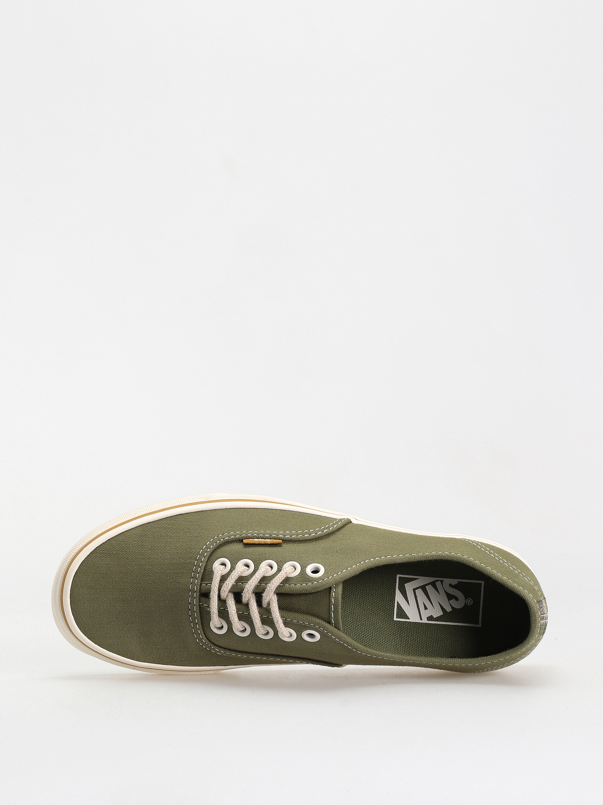 Khaki vans authentic best sale