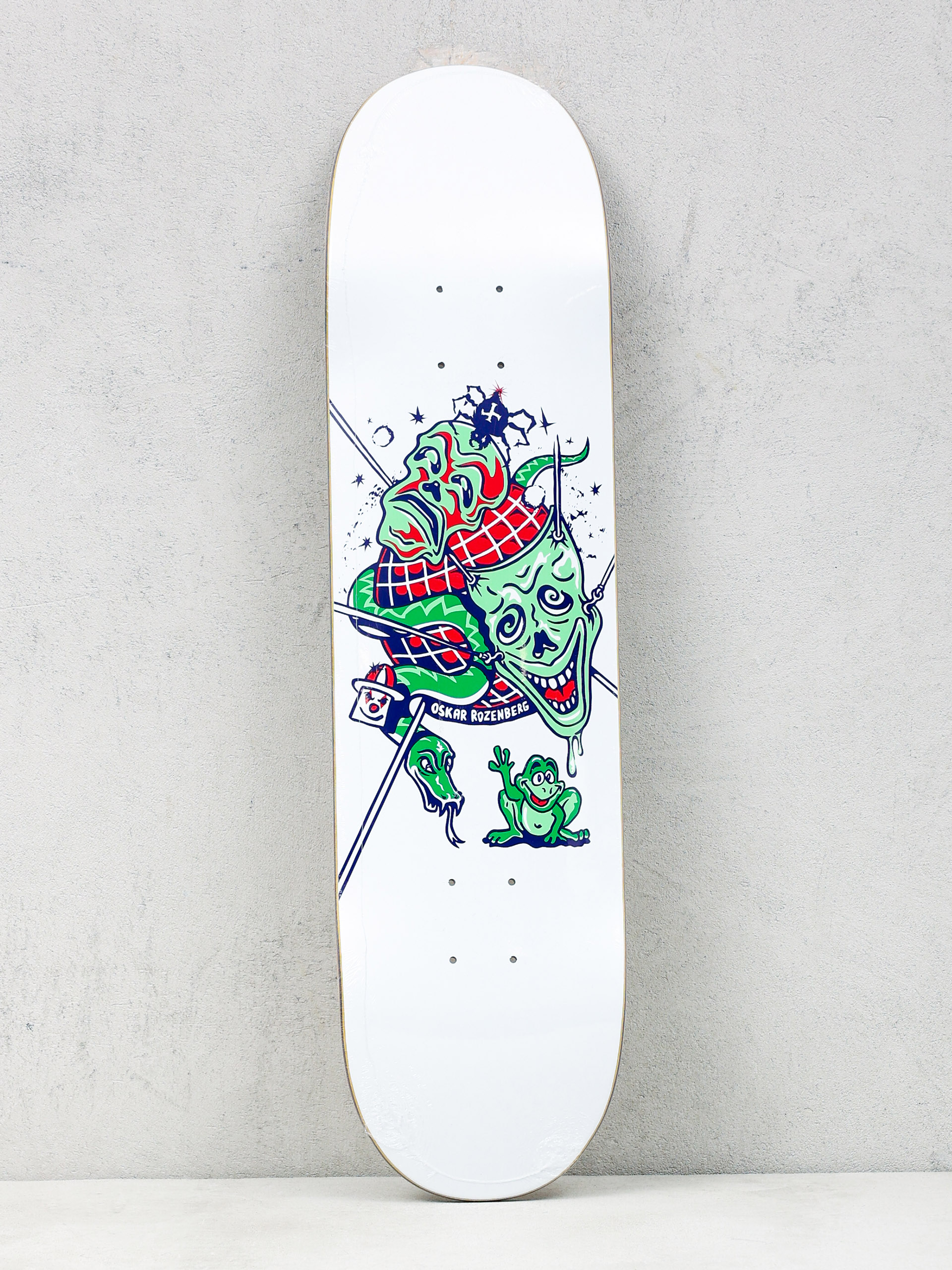 Polar Skate Oskar Rozenberg The Mask Deck (white)