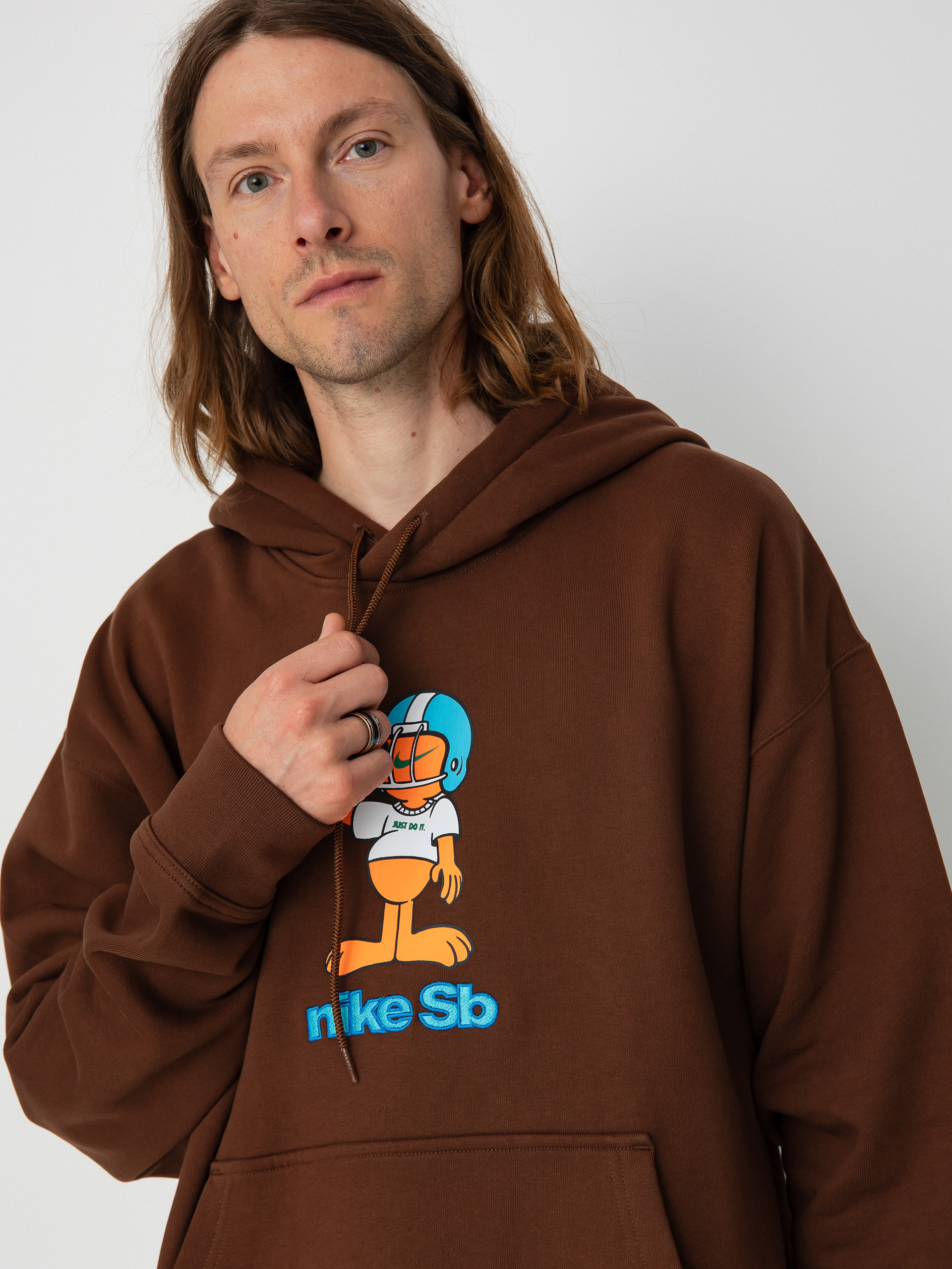 Nike SB Salute GFX HD Hoodie (cacao  wow)