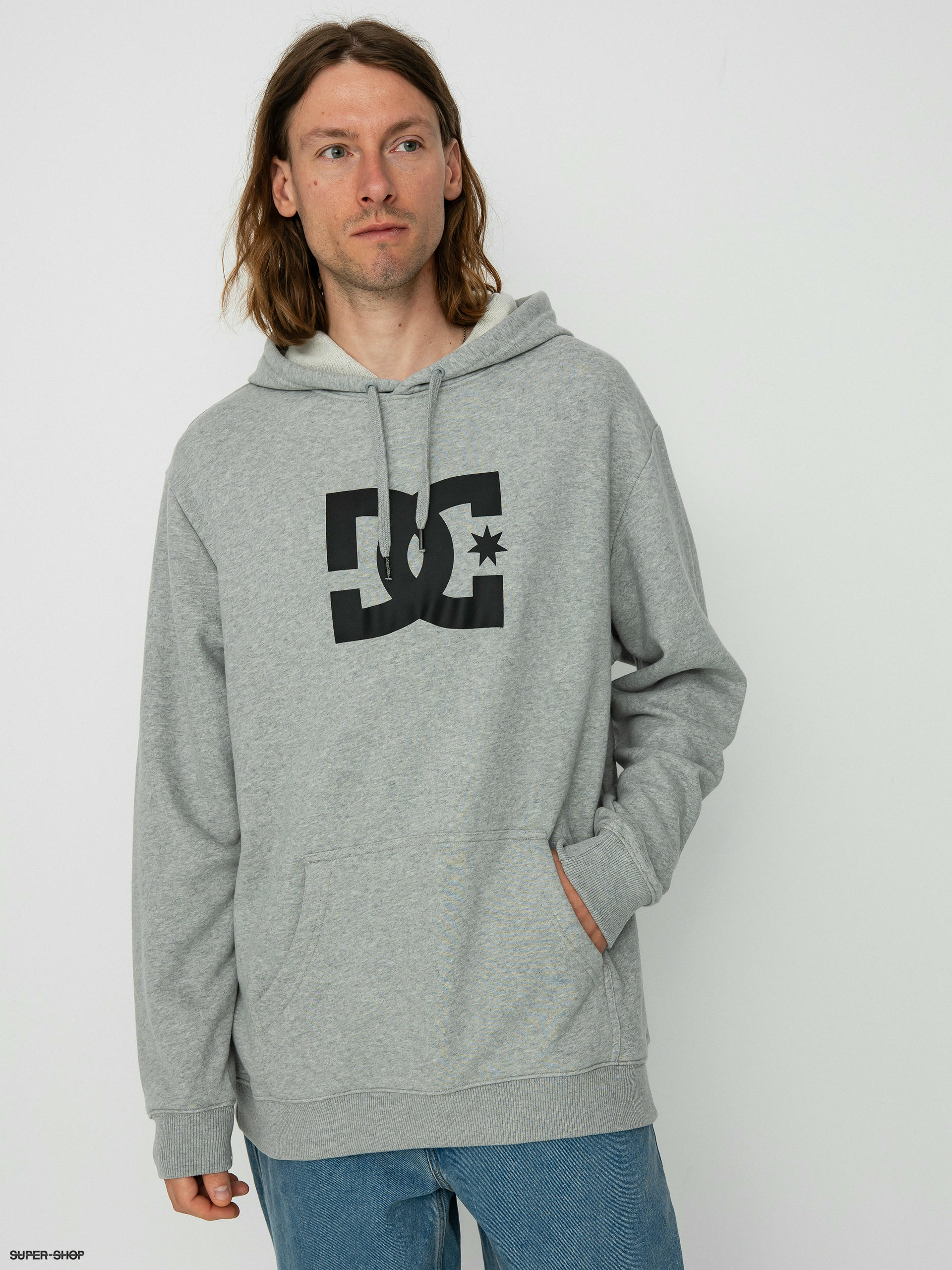 DC Star HD Hoodie (heather grey)