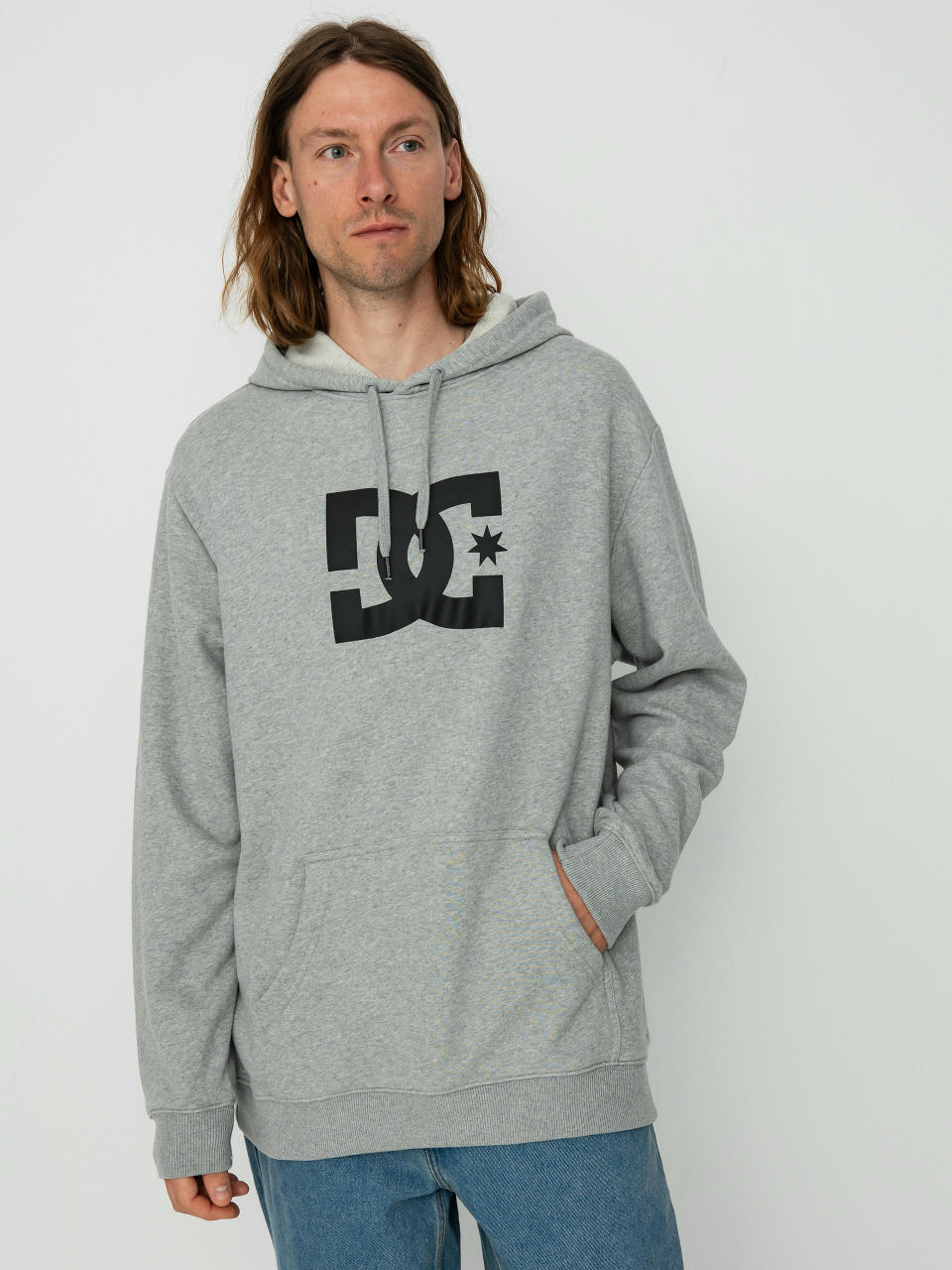 DC Star HD Hoodie (heather grey)