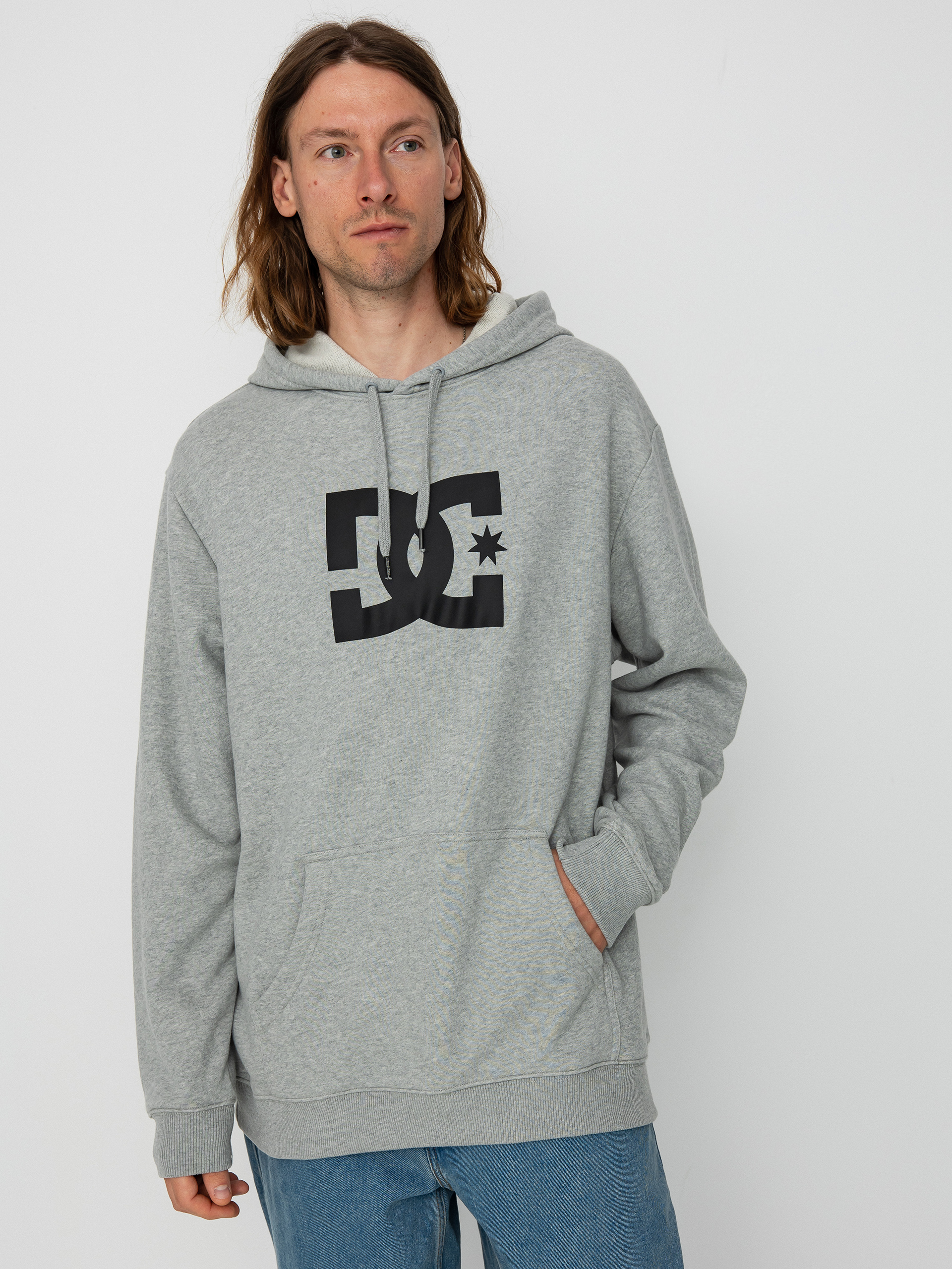 DC Star HD Hoodie (heather grey)