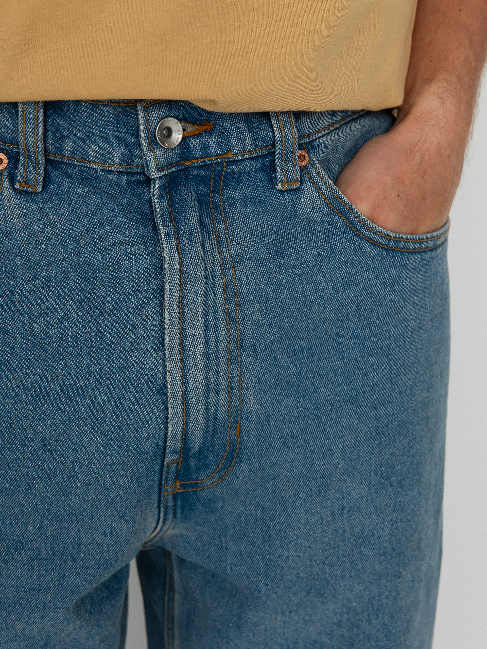 Vans Check 5 Baggy Denim Pants (stonewash/blue)