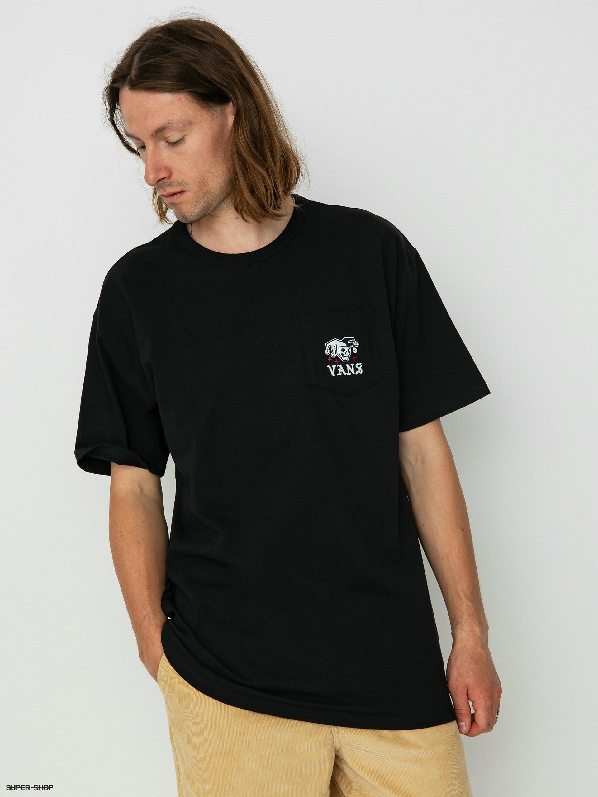 Vans off the wall black hot sale t shirt