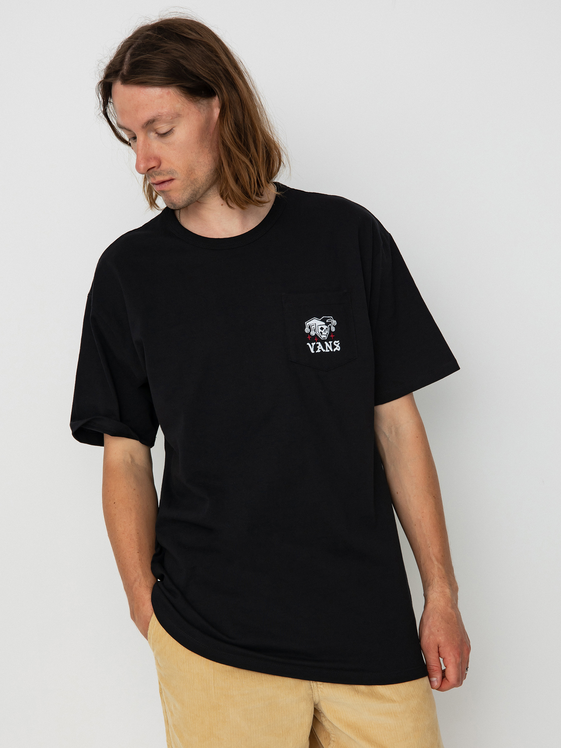 Vans Off The Wall Graphic Pkt T-shirt (black/chili pepper)