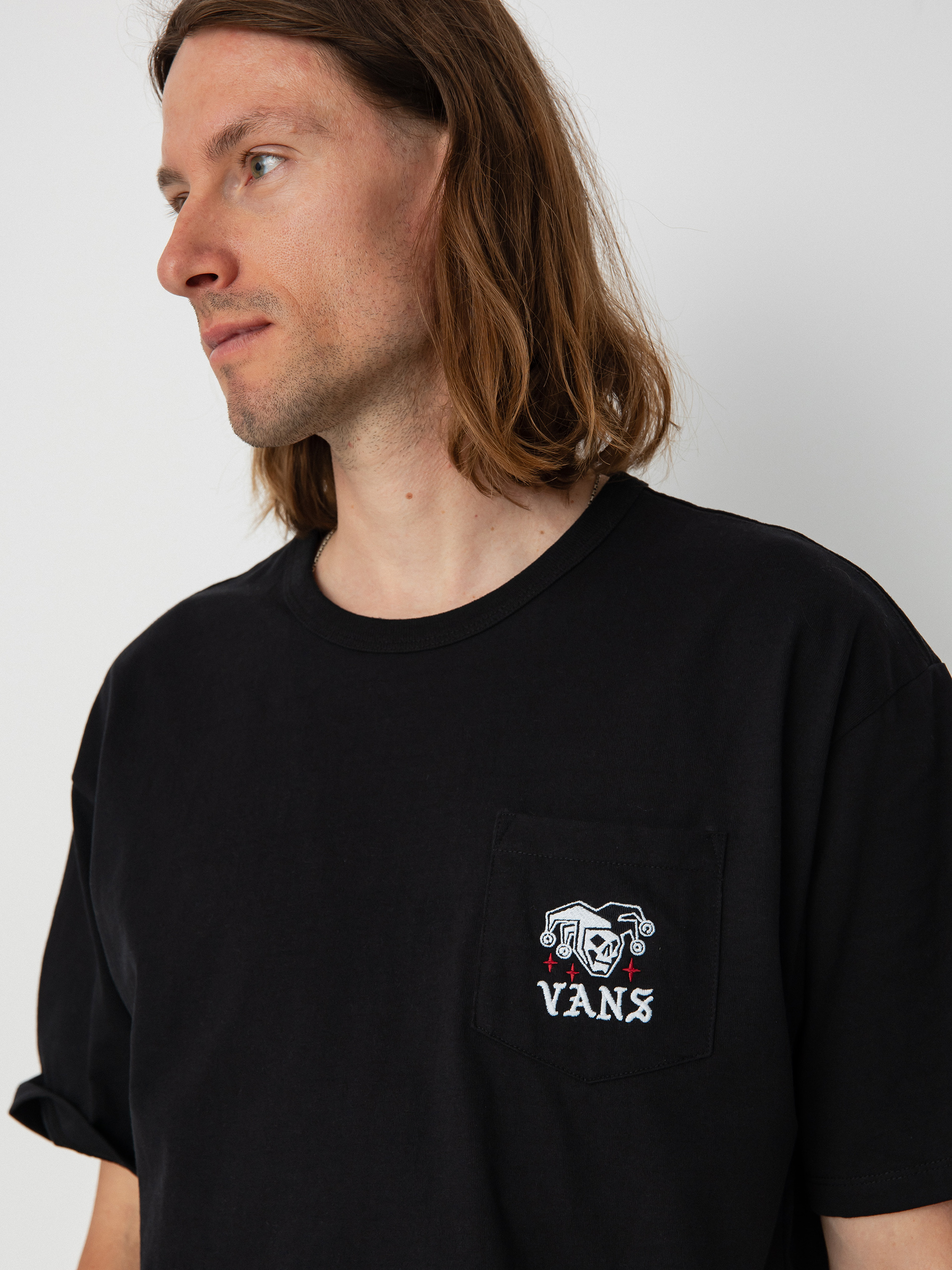 Vans Off The Wall Graphic Pkt T-shirt (black/chili pepper)