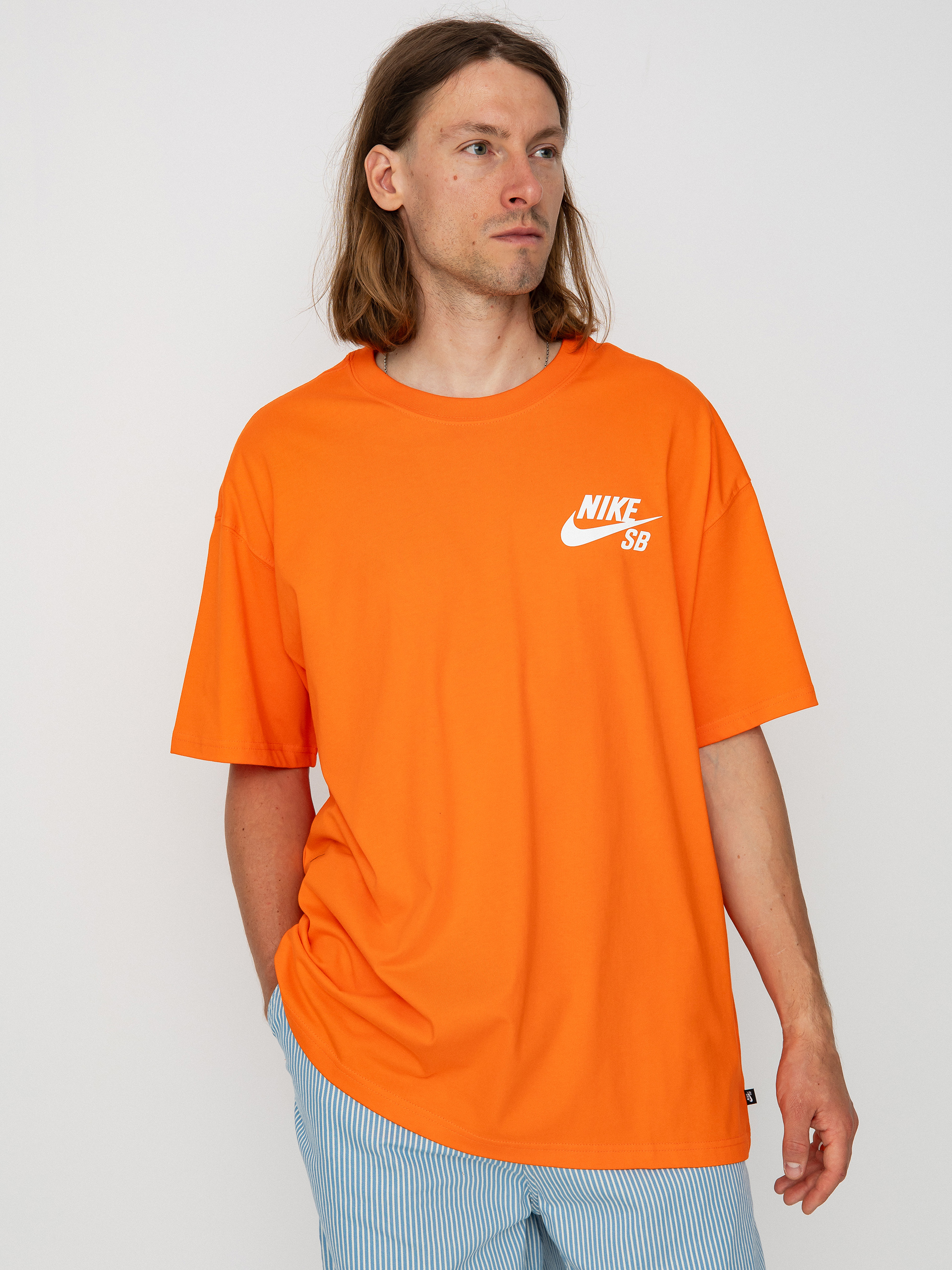 Nike SB Logo T-Shirt (safety orange)