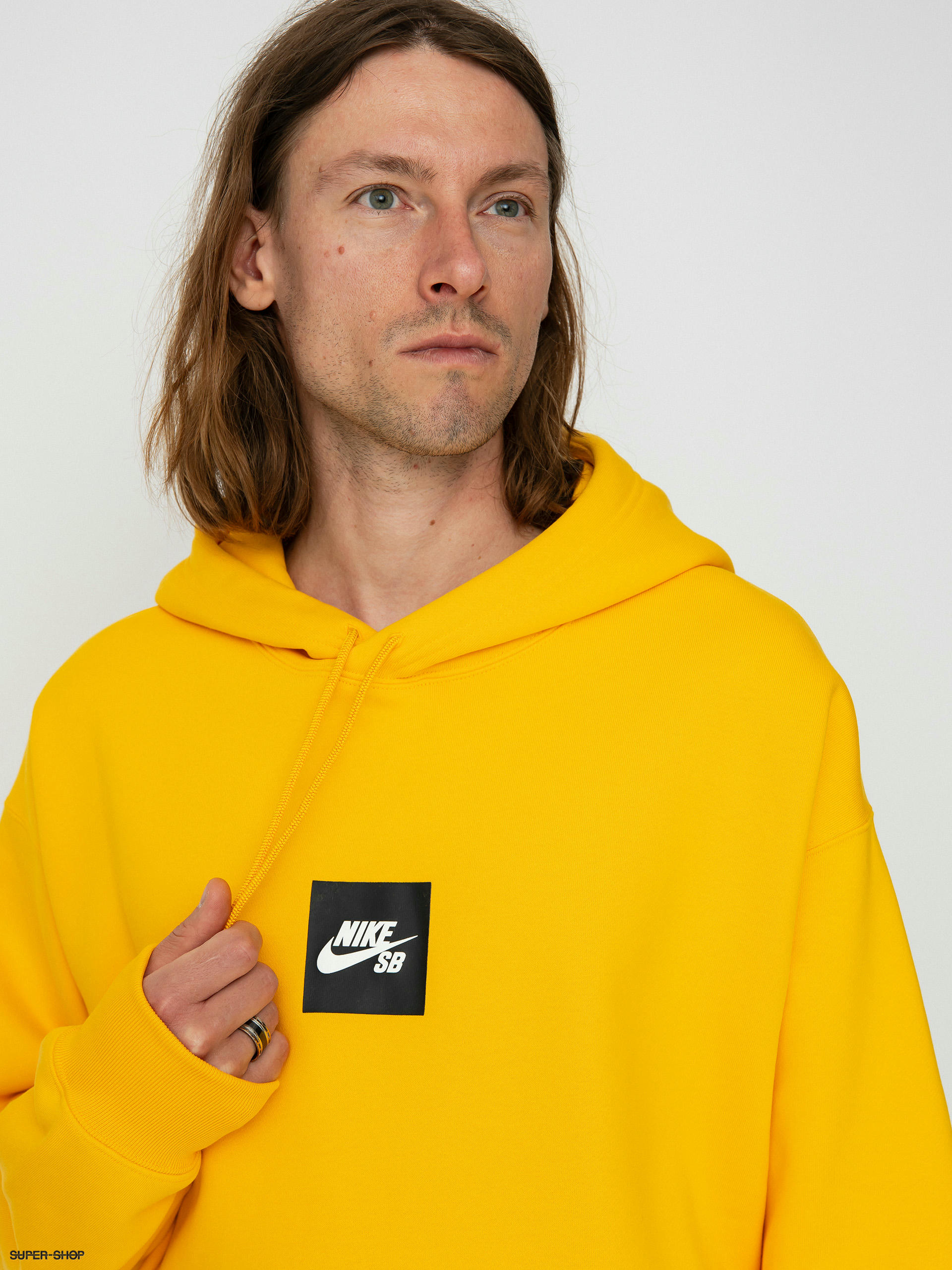 Nike sb yellow hoodie hotsell