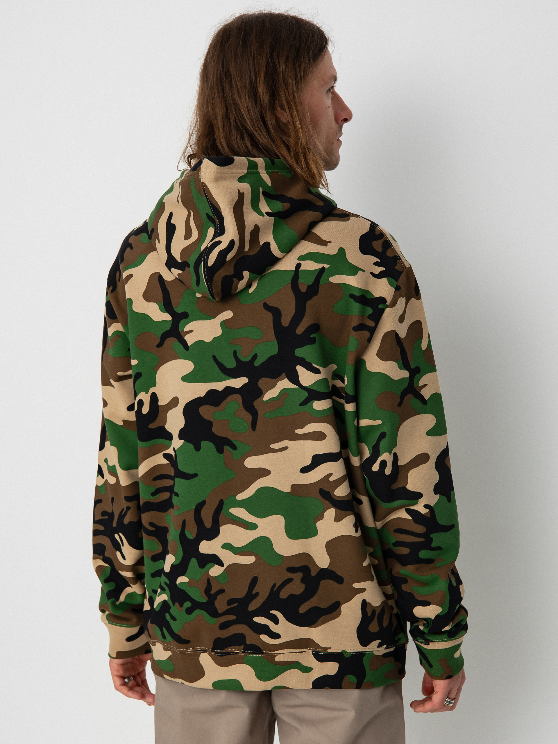 DC X Thrasher Hoodie (army camo)
