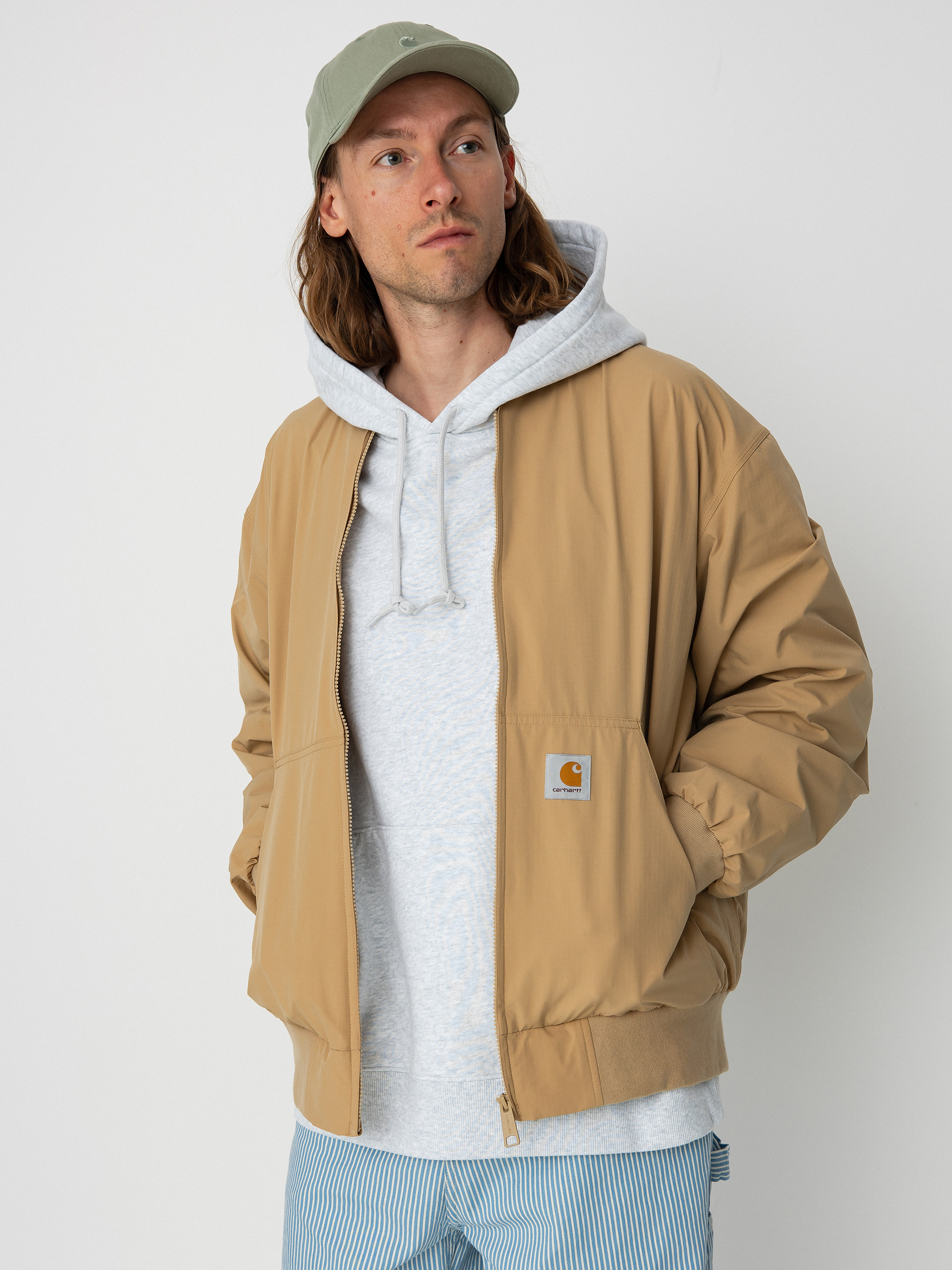 Carhartt WIP Active Bomber Jacke (dusty h brown)