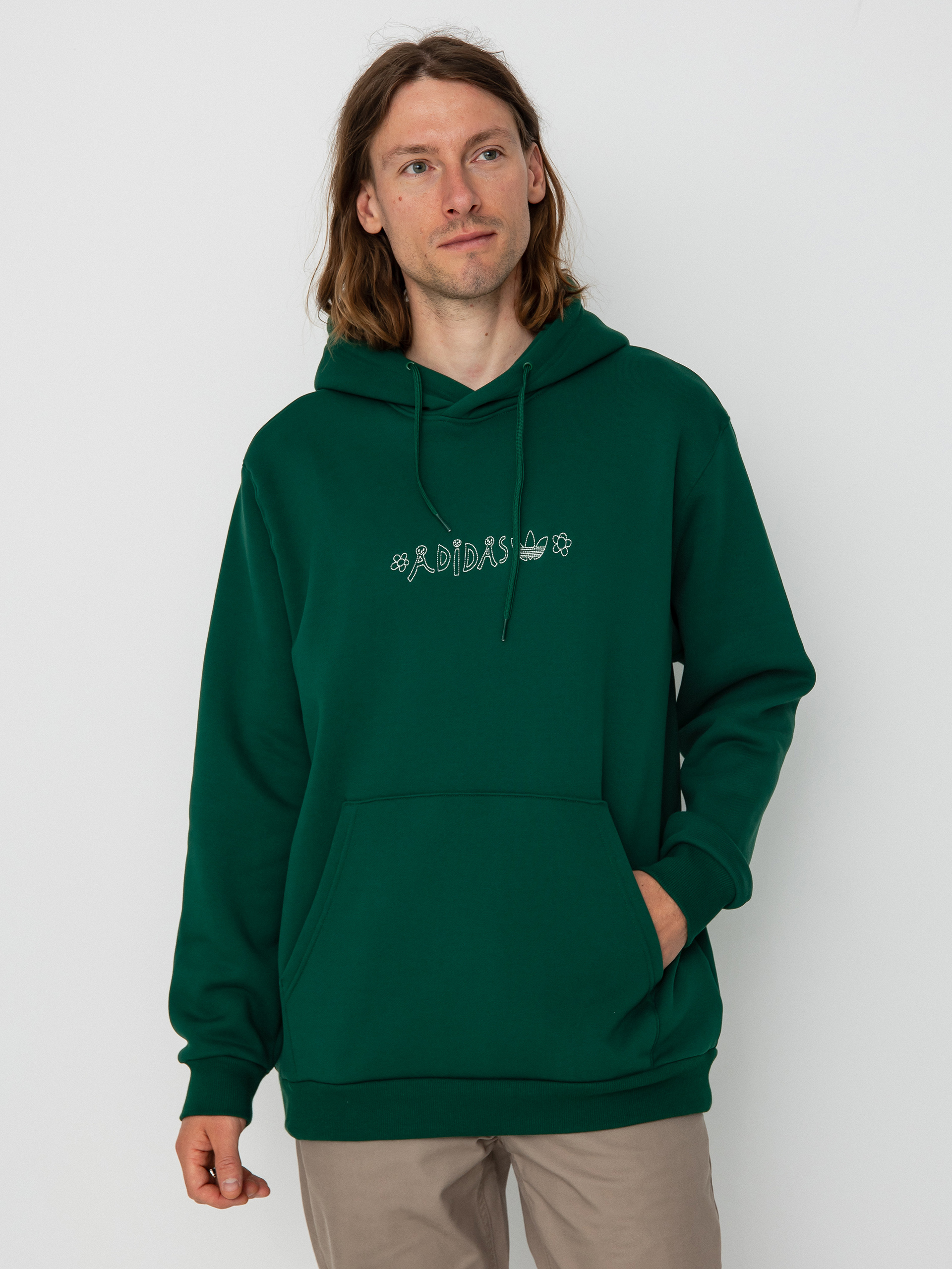 adidas Liisa G HD Hoodie (drkgrn)