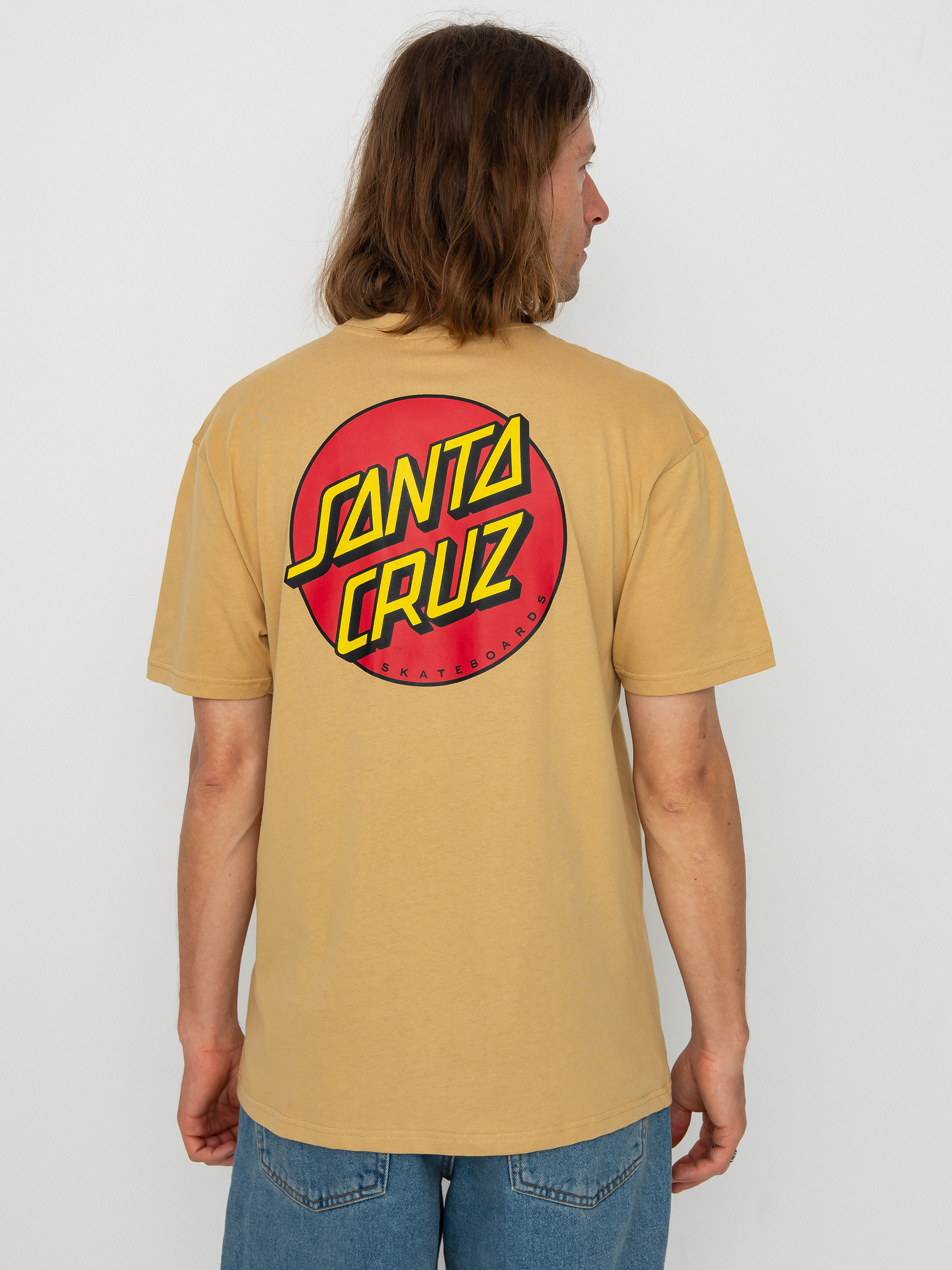 Santa Cruz Classic Dot Chest T-shirt (parchment)