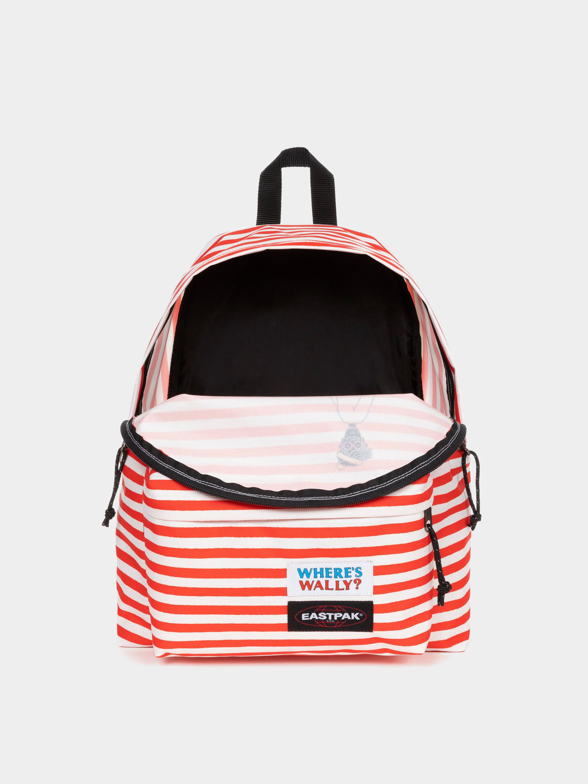 Eastpak X Wally Padded Pak R Backpack - red (wally silk stripe)