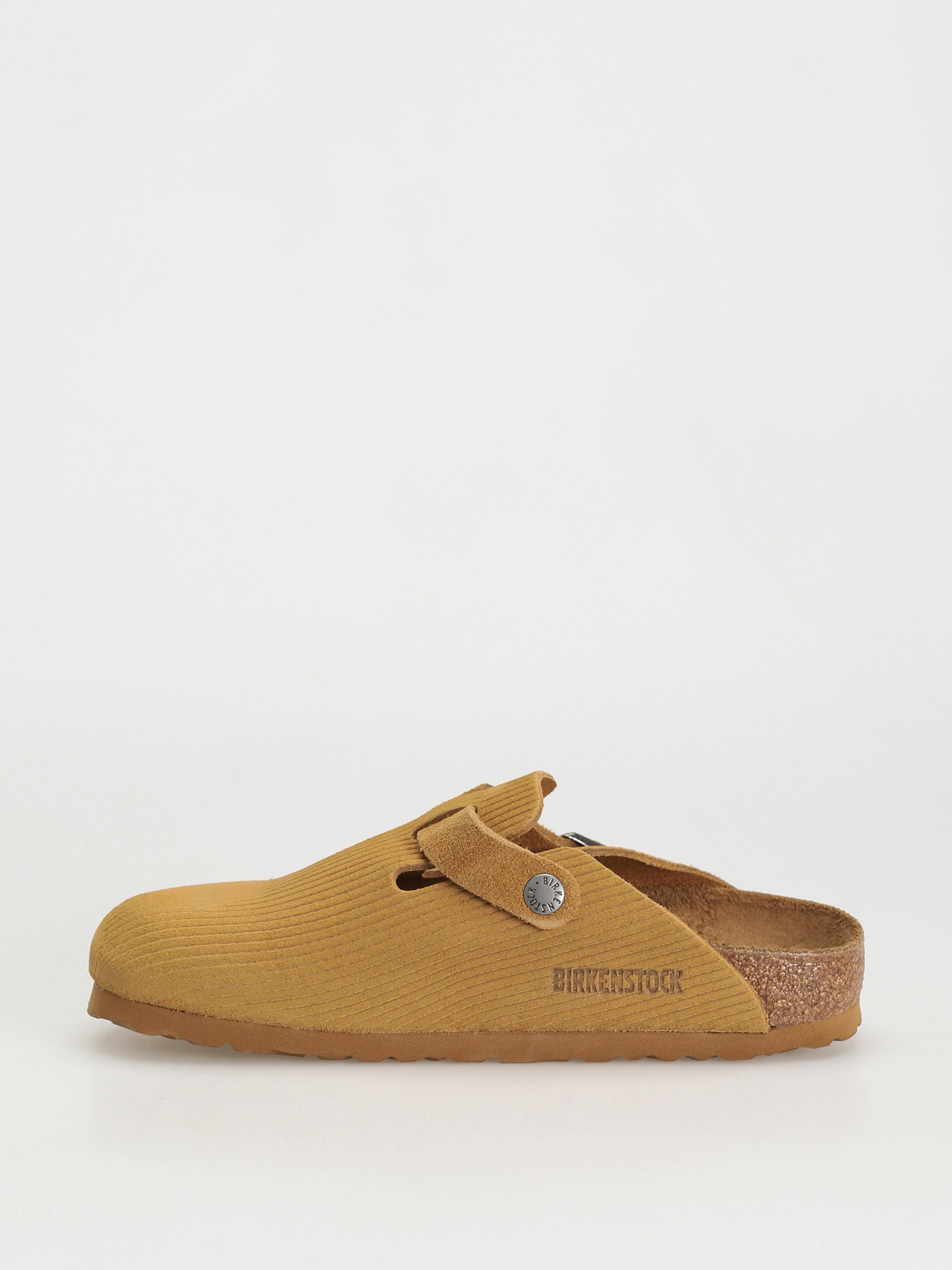 Birkenstock Boston Suede Embossed Narrow Flip-flops Wmn (corduroy cork brown)