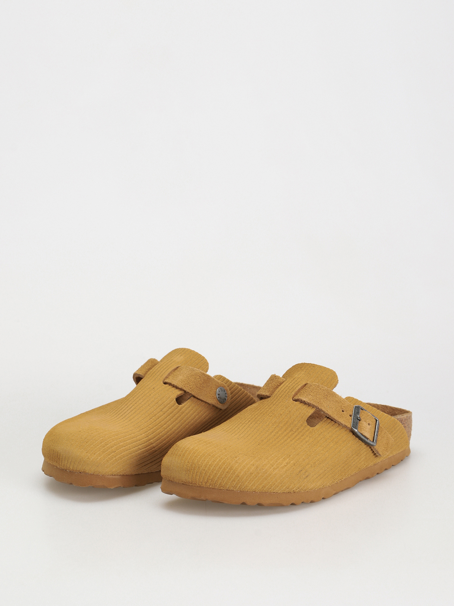Birkenstock Boston Suede Embossed Narrow Flip-flops Wmn (corduroy cork brown)