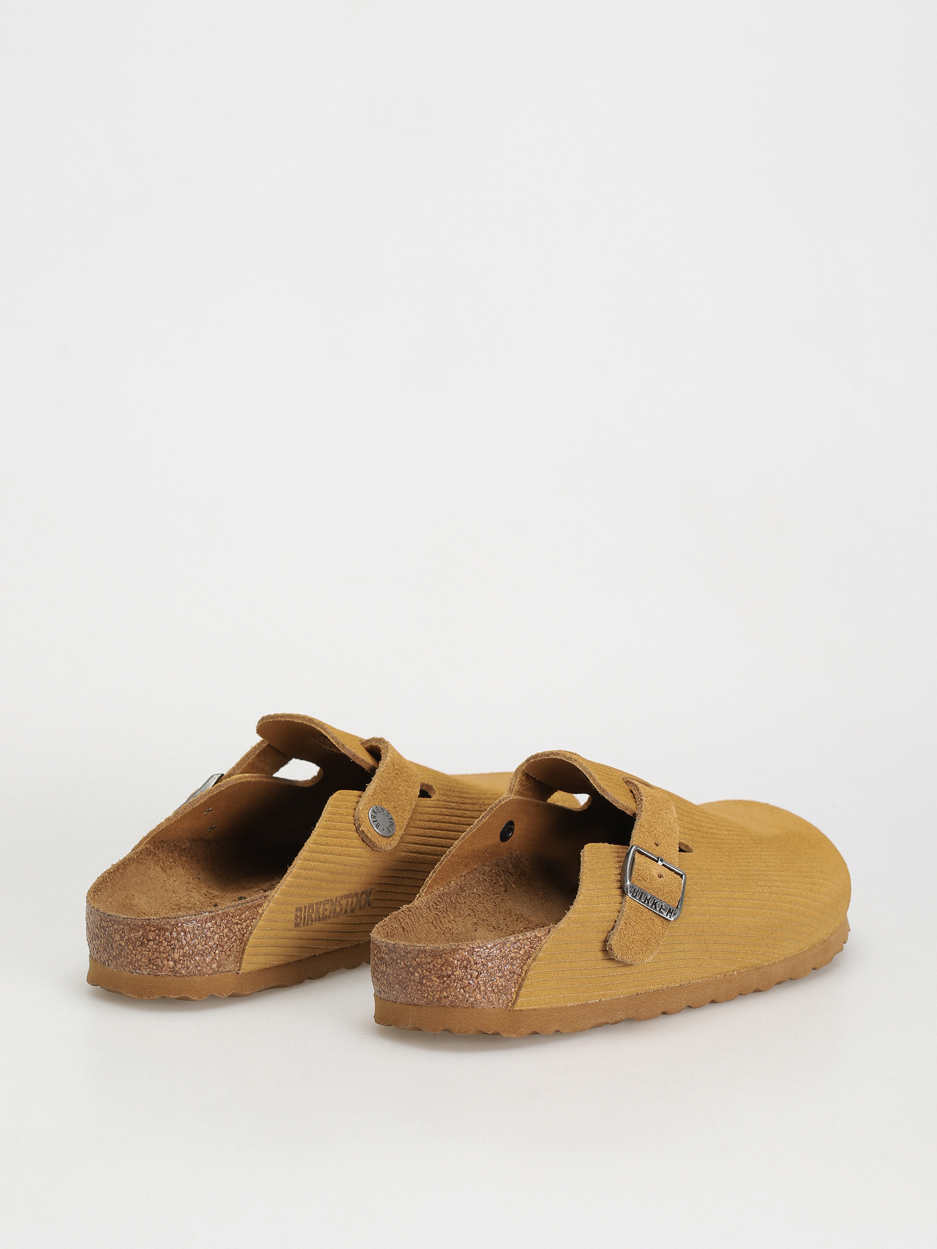 Birkenstock Boston Suede Embossed Narrow Flip-flops Wmn (corduroy cork brown)