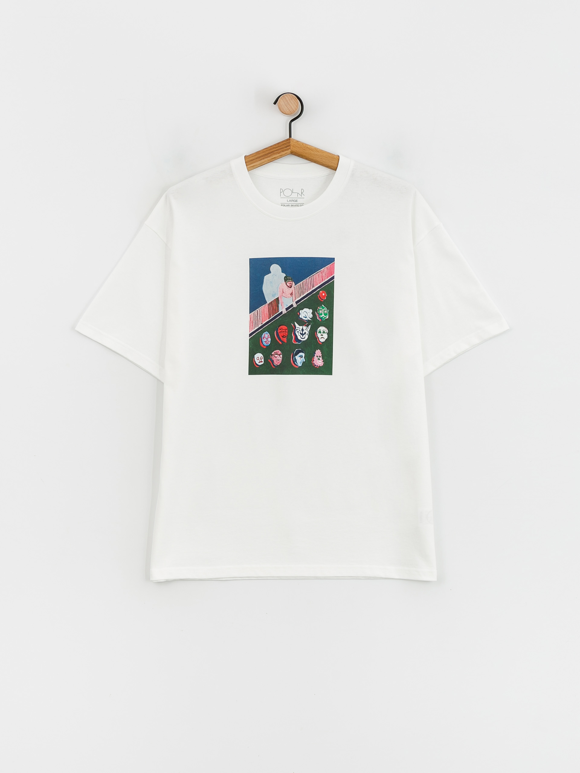 Polar Skate Trophy Heads T-shirt (white)