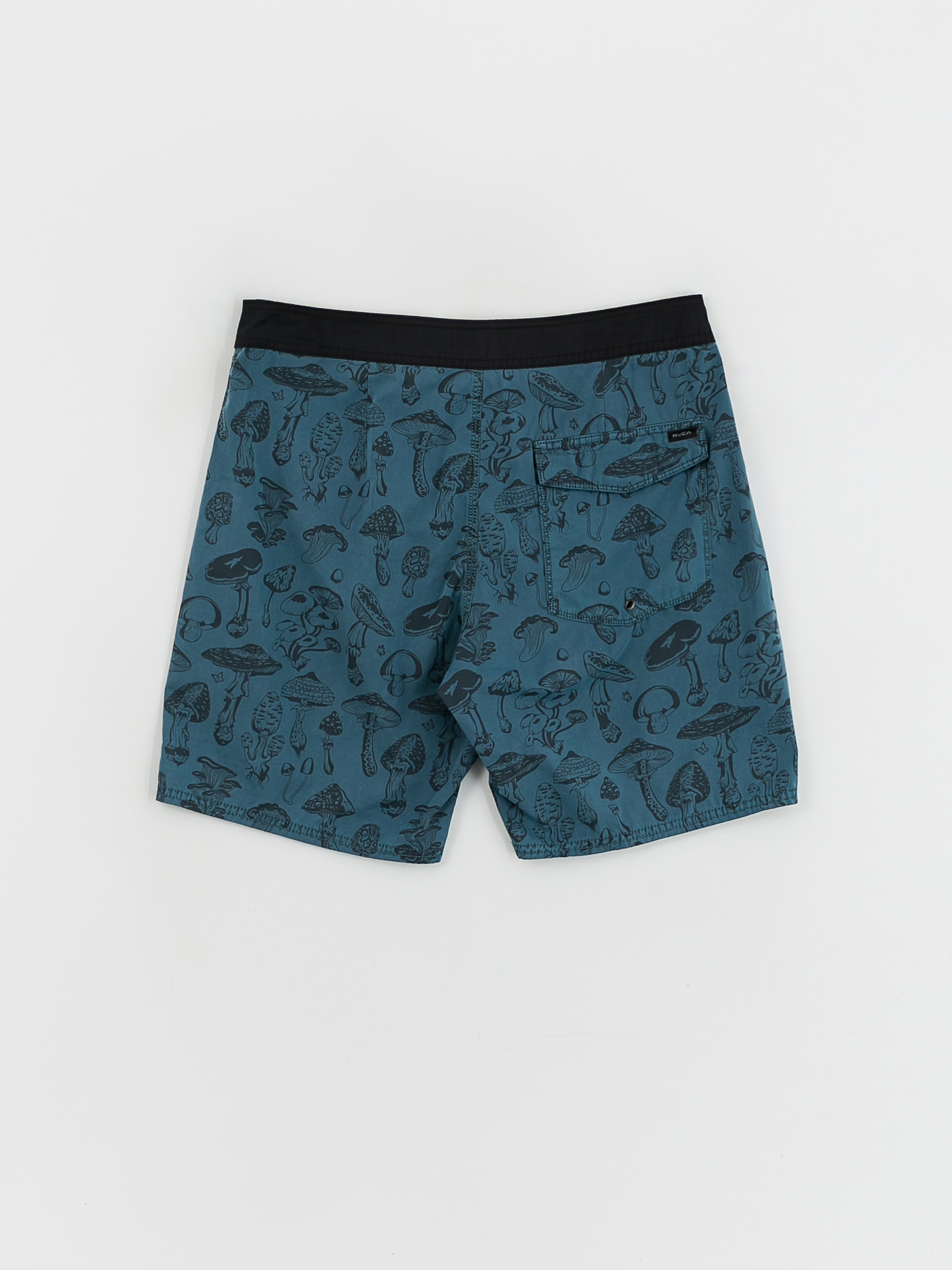 RVCA Mushy Trunk Boardshorts (mallard blue/solid)