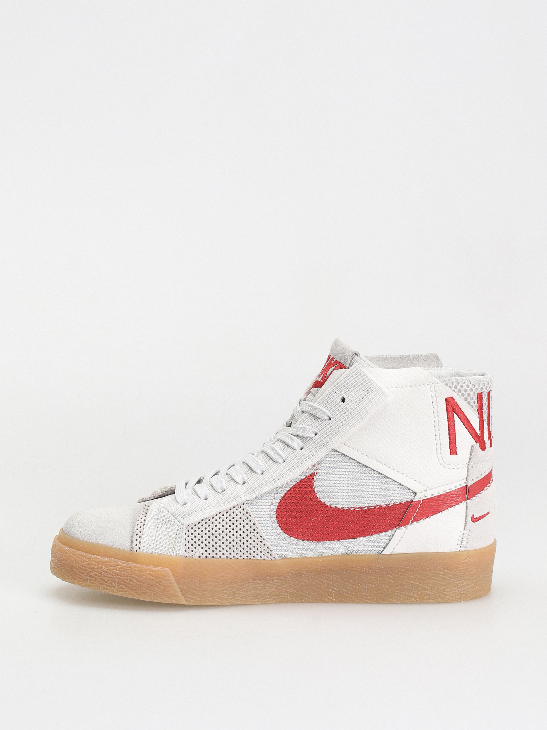 Nike SB Zoom Blazer Mid Prm Schuhe (summit white/university red)