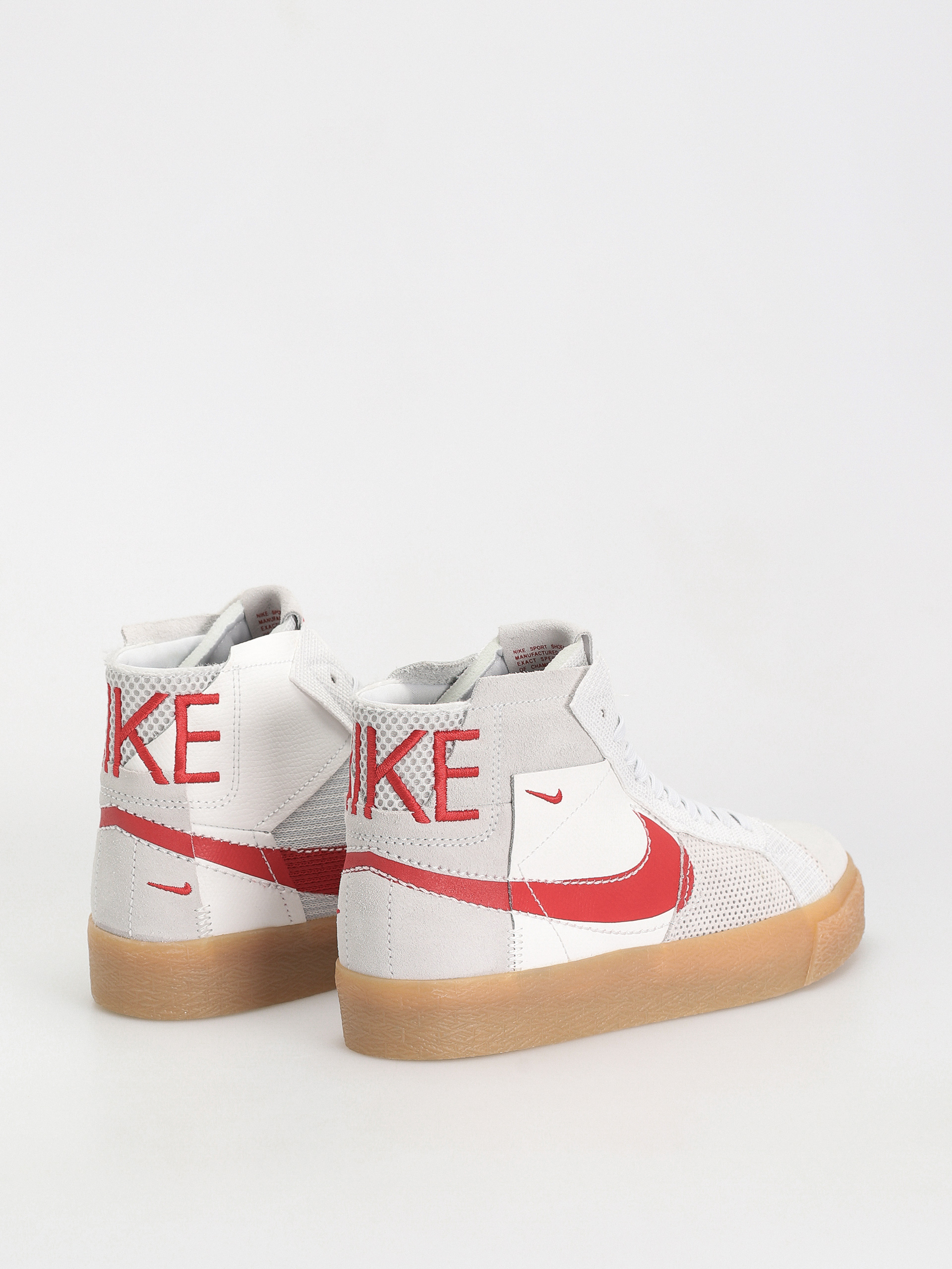 靴 NIKE SB ZOOM BLAZER MID PRM Nike SB Zoom Blazer Mid Premium Smoke & Pink Skate Shoes at